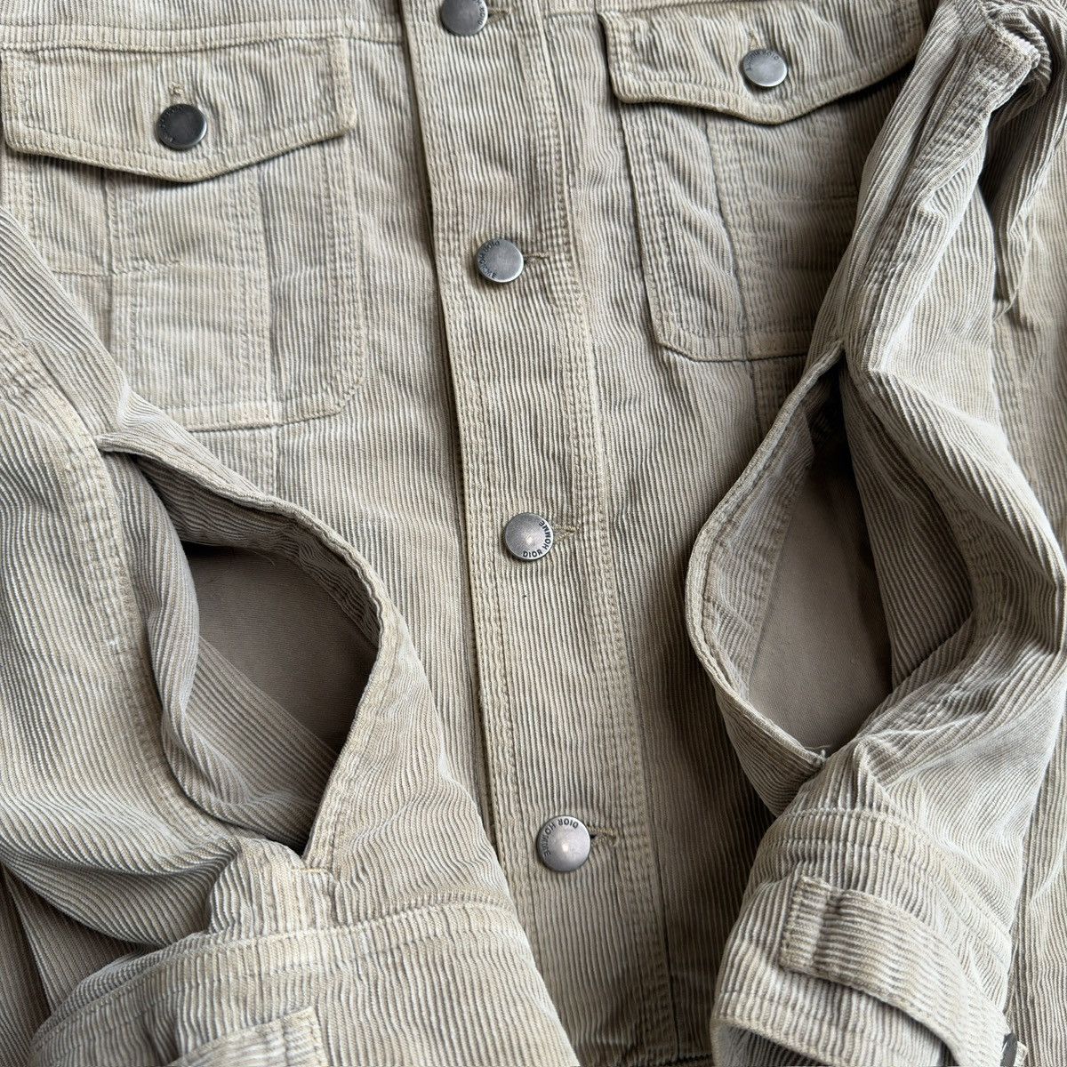 Dior Homme AW2004 "Victim Of The Crime" Corduroy Jacket Size US M / EU 48-50 / 2 - 6 Thumbnail