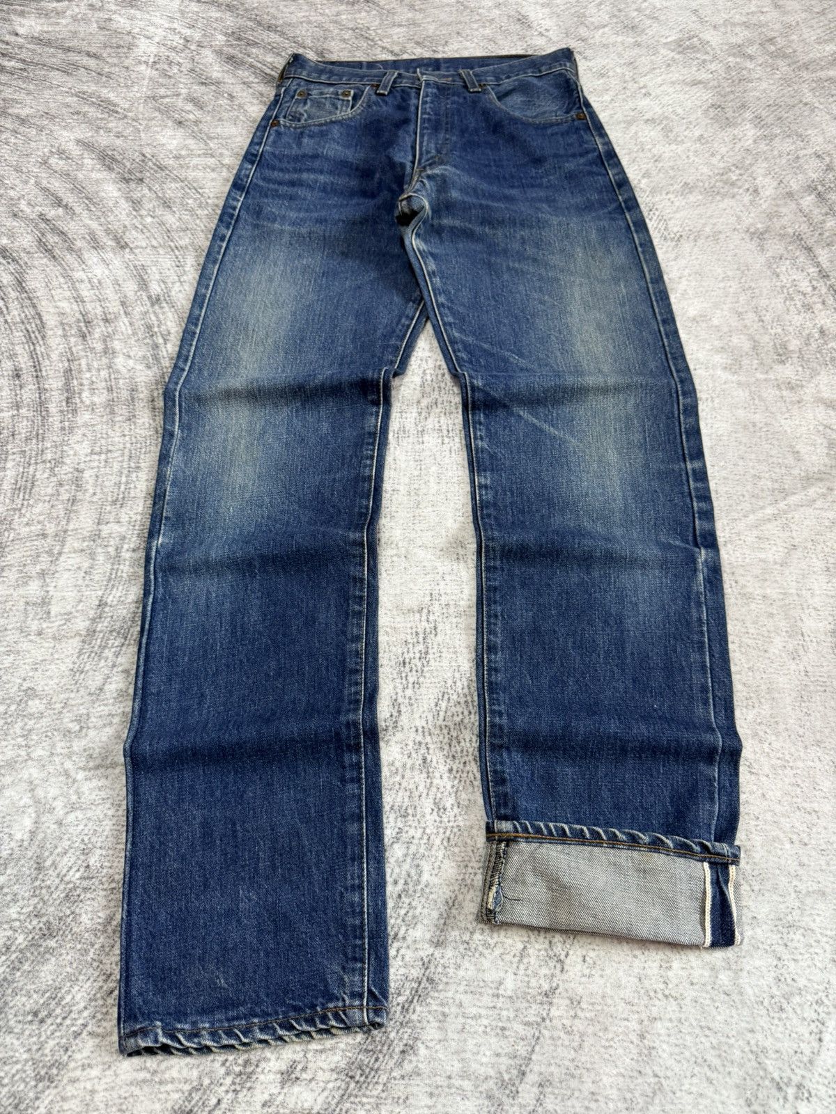 Levi's Vintage 60s LVC 90s LEVIS 502xx Big E Selvedge Jeans Size US 28 / EU 44 - 2 Thumbnail