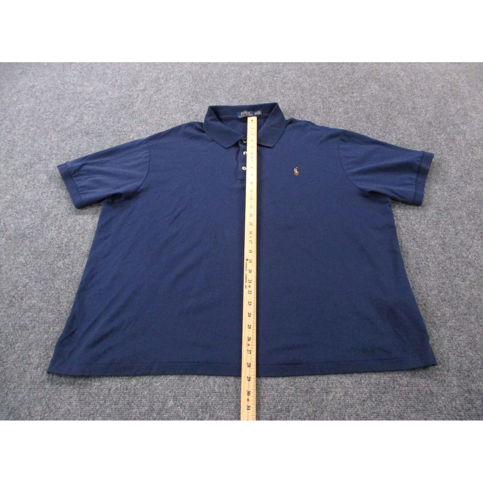 Polo Ralph Lauren Polo Ralph Lauren Polo Shirt Mens 3XB Blue Golf Pony Embroidered Logo Casual Business Size US XXL / EU 58 / 5 - 3 Thumbnail