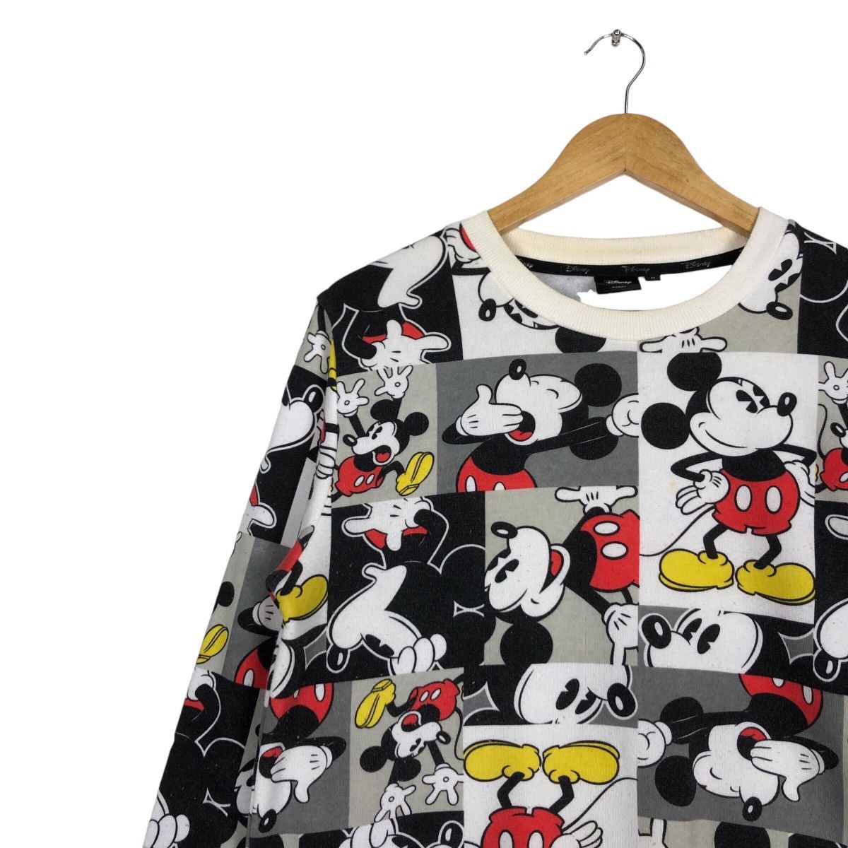 Disney × Japanese Brand × Vintage Full Printed Mickey Vintage Disney Sweatshirt Pullover Small Size US S / EU 44-46 / 1 - 6 Thumbnail