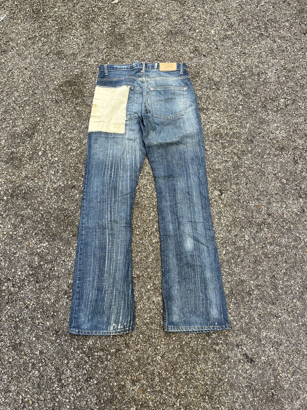 Zara Flared Zara Blue Jeans Patches Denim Boot Cut Japanese Style Size US 28 / EU 44 - 10 Thumbnail