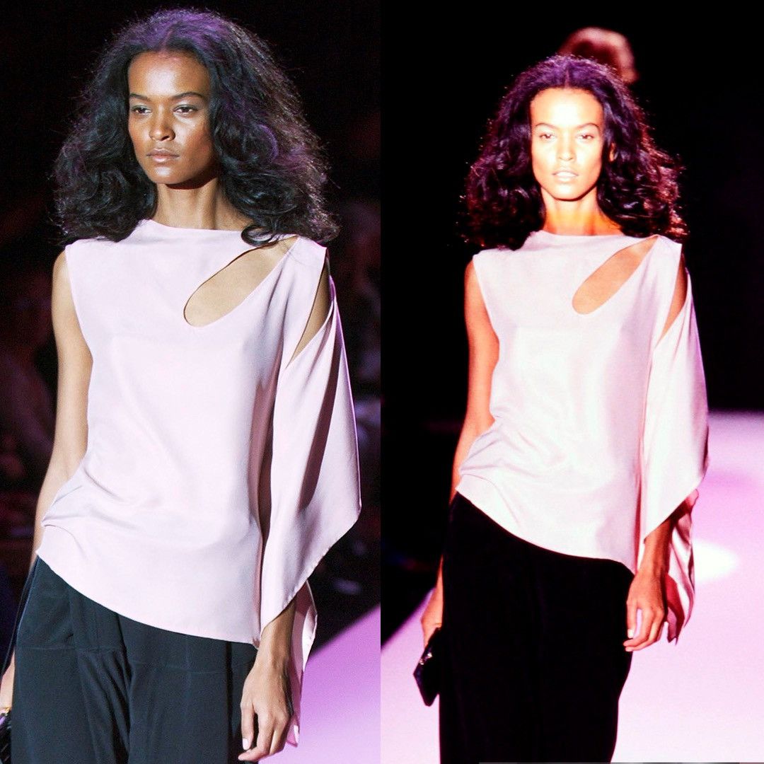 Gucci SS02 Cutout Silk Top Size S / US 4 / IT 40 - 1 Thumbnail