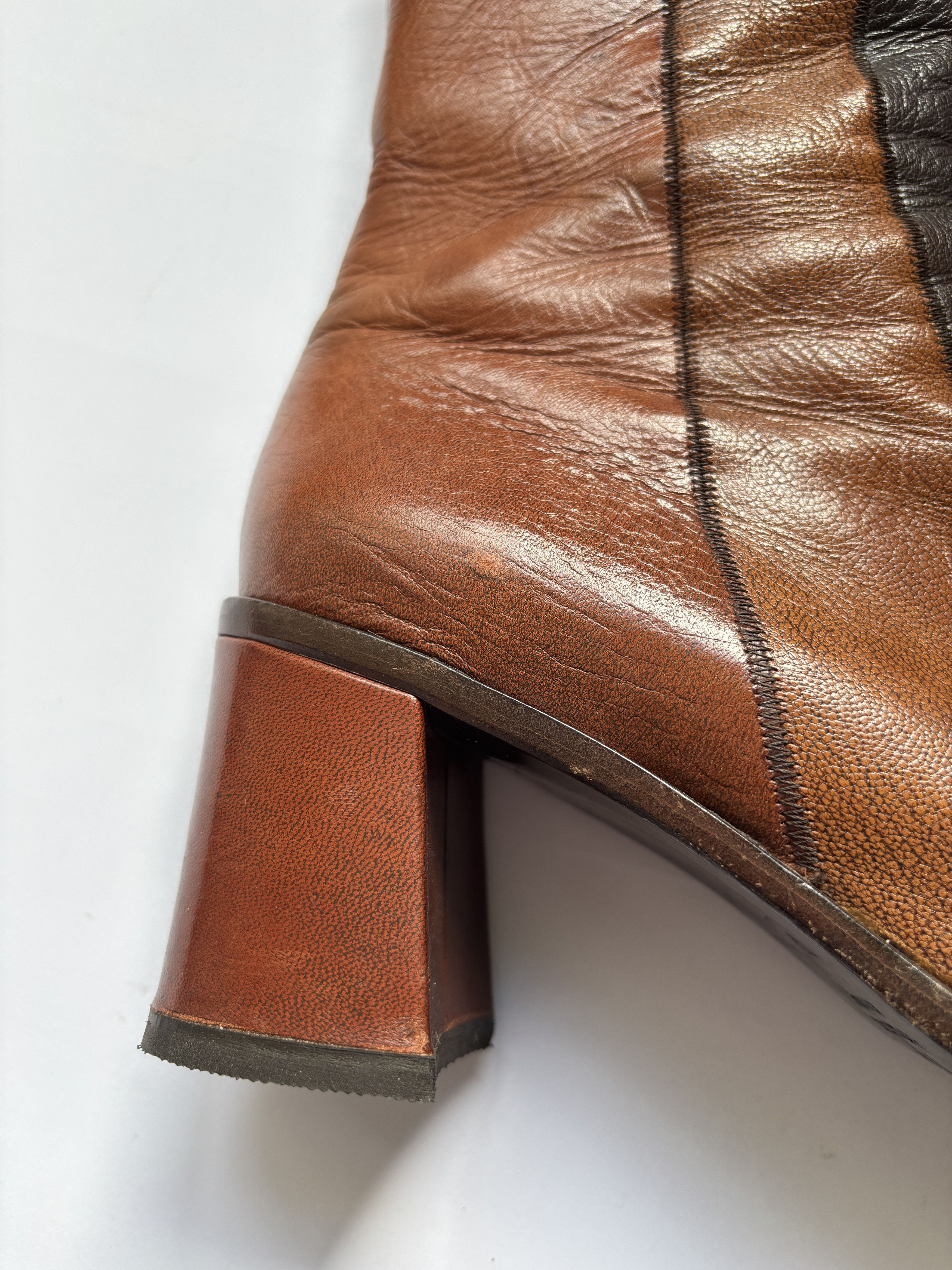 Miu Miu ⚡️QUICK SALE⚡️Miu Miu Brown Ankle Boots Size US 7.5 / IT 37.5 - 11 Thumbnail