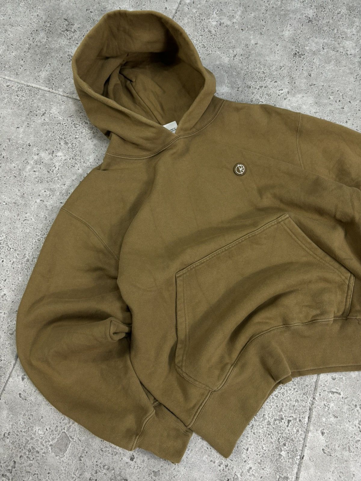 Polar Skate Co. × Vintage Boxy Polar Skate Hoodie Brown Patch Y2K Pinterest Size US S / EU 44-46 / 1 - 1 Thumbnail