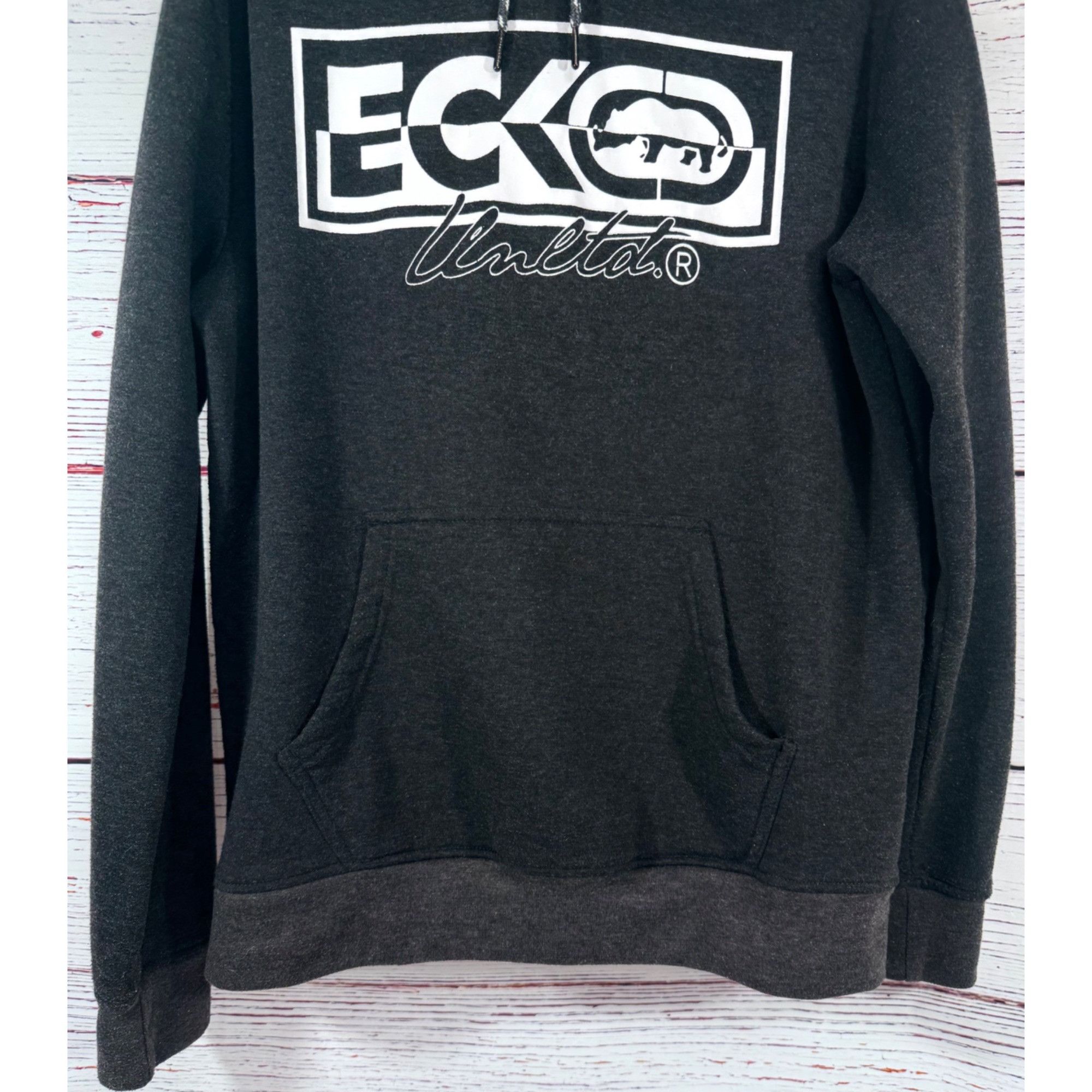 Ecko Unltd. Ecko Unltd Rhino Hoodie Sweatshirt M Black Street Wear Hip H Size US M / EU 48-50 / 2 - 9 Thumbnail