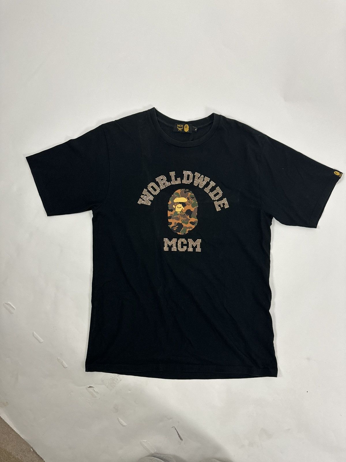 Bape × MCM Bape x MCM Worldwide Tee Size US XL / EU 56 / 4 - 1 Thumbnail