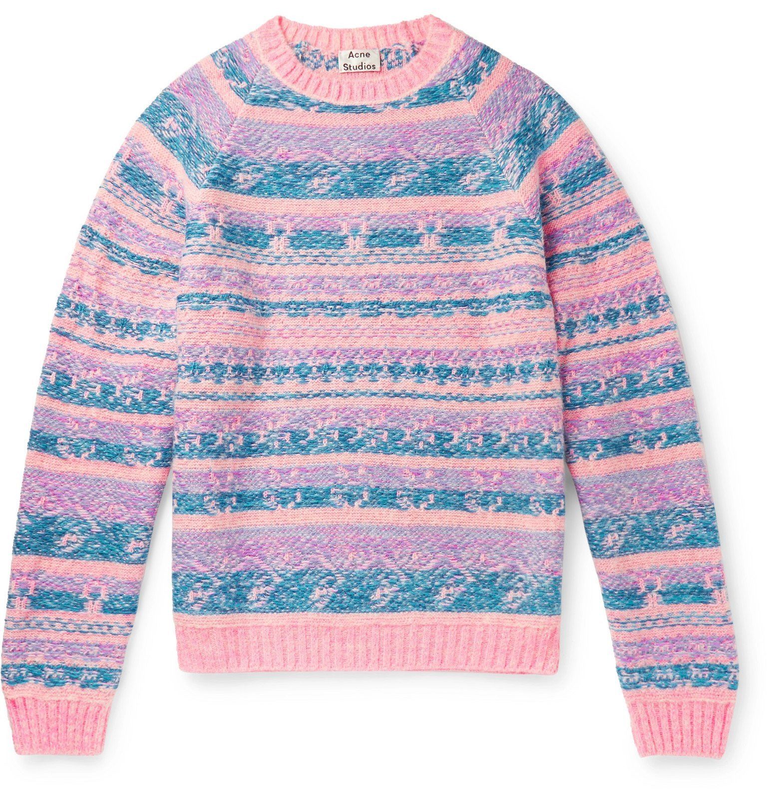 Acne Studios Acne Karlos Fair Isle Jacquard Sweater Size US M / EU 48-50 / 2 - 6 Thumbnail
