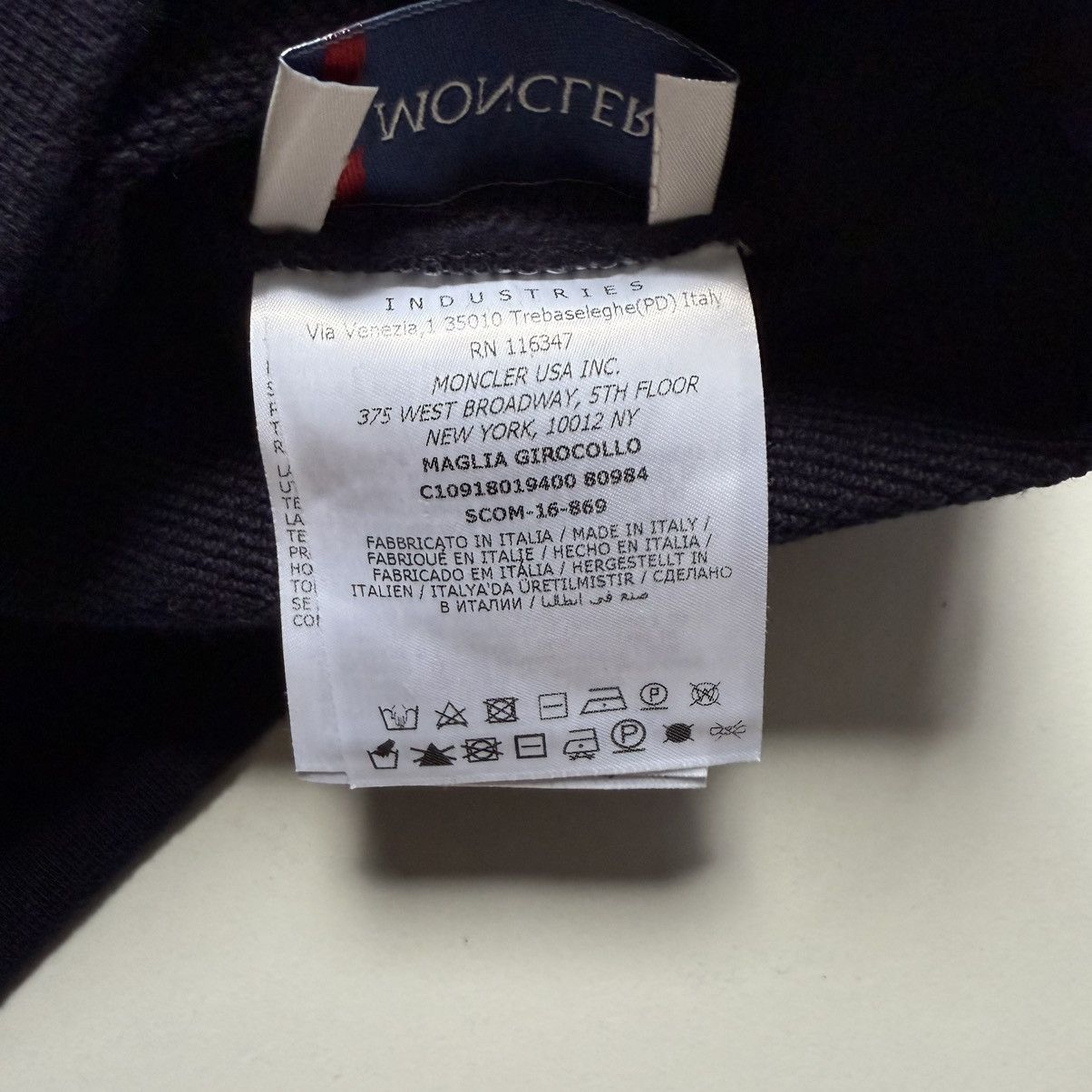 Moncler Moncler Breezy Fascination SS17 Crewneck Size US S / EU 44-46 / 1 - 6 Thumbnail
