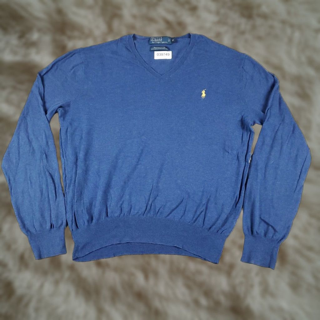 Polo Ralph Lauren Ralph Lauren Mens Medium Blue Pony Sweater Casual Pullover Size US M / EU 48-50 / 2 - 1 Thumbnail