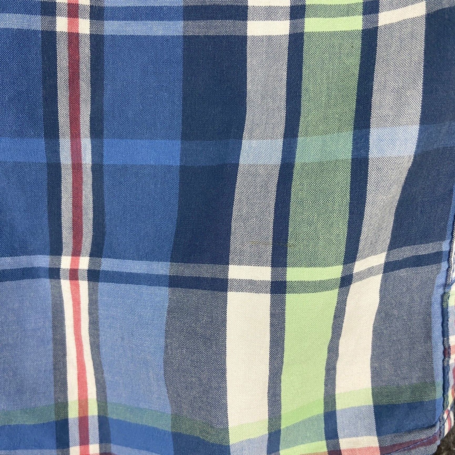Abercrombie & Fitch ABERCROMBIE & FITCH Plaid Button-Up Shirt Adult Large Multicolor Short Sleeve Mens Size US 33 - 3 Thumbnail