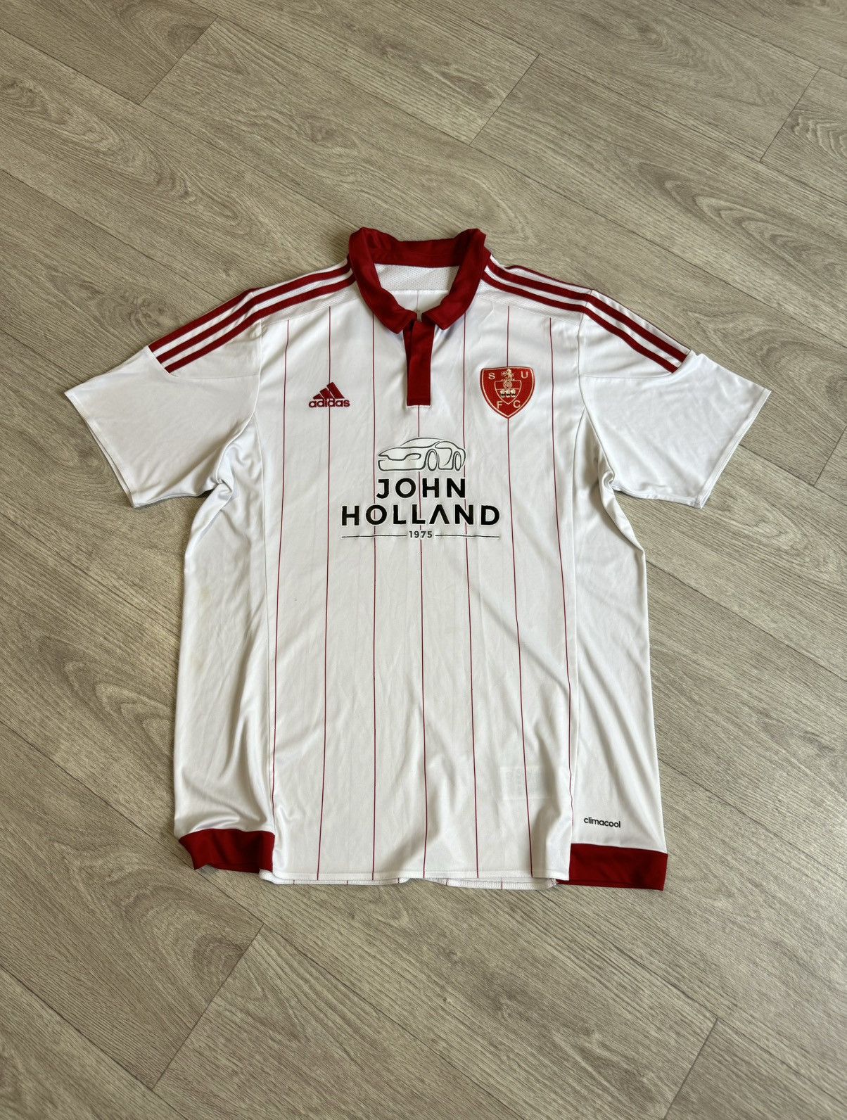 Adidas 🔷Adidas Sheffield United 2015/16 Soccer jersey🔷 Size US XL / EU 56 / 4 - 1 Thumbnail