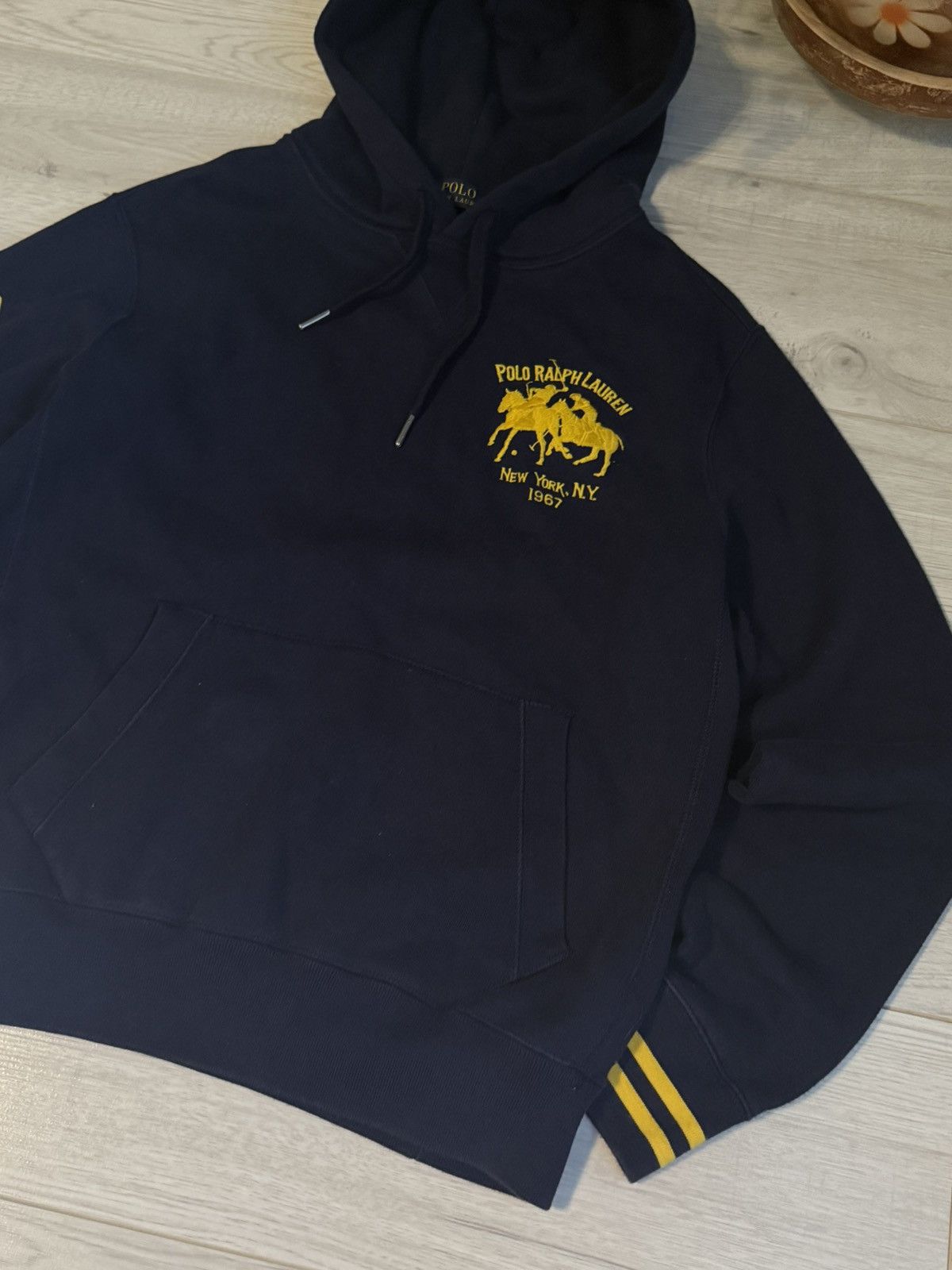Polo Ralph Lauren Polo Ralph Lauren Rugby Hoodie New York USA Size US M / EU 48-50 / 2 - 2 Thumbnail