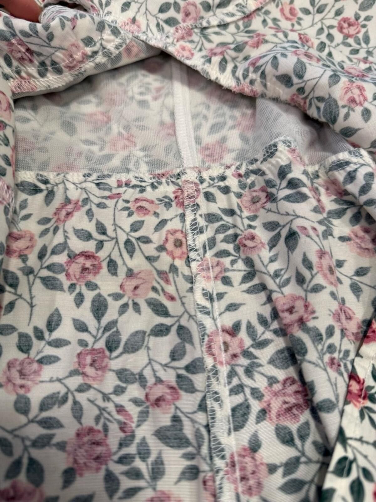Other Vintage floral rose midi dress attached skirt & jacket XL/1X Size M / US 6-8 / IT 42-44 - 7 Thumbnail