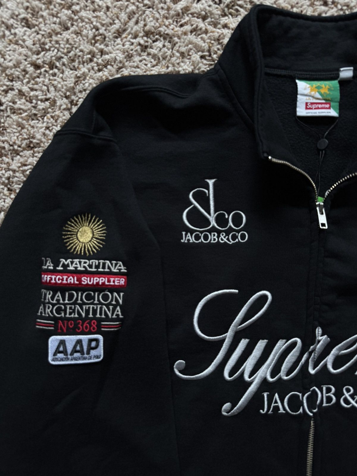 Jacob & Co. × Supreme Supreme La Martina Jacob & Co Zip Up