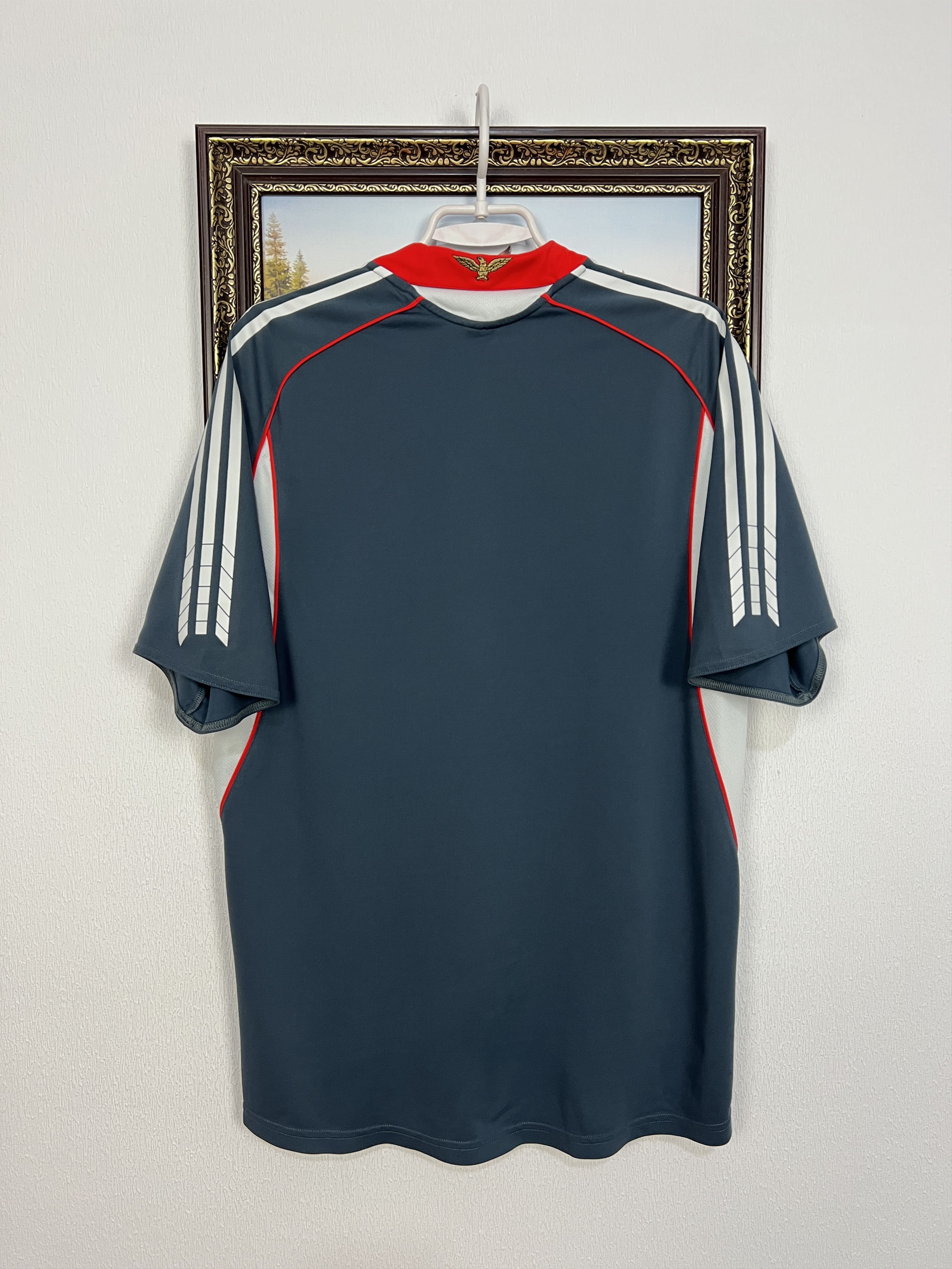 Adidas Benfica Away football shirt 2006 Soccer Jersey Trikot Rare Size US L / EU 52-54 / 3 - 9 Thumbnail