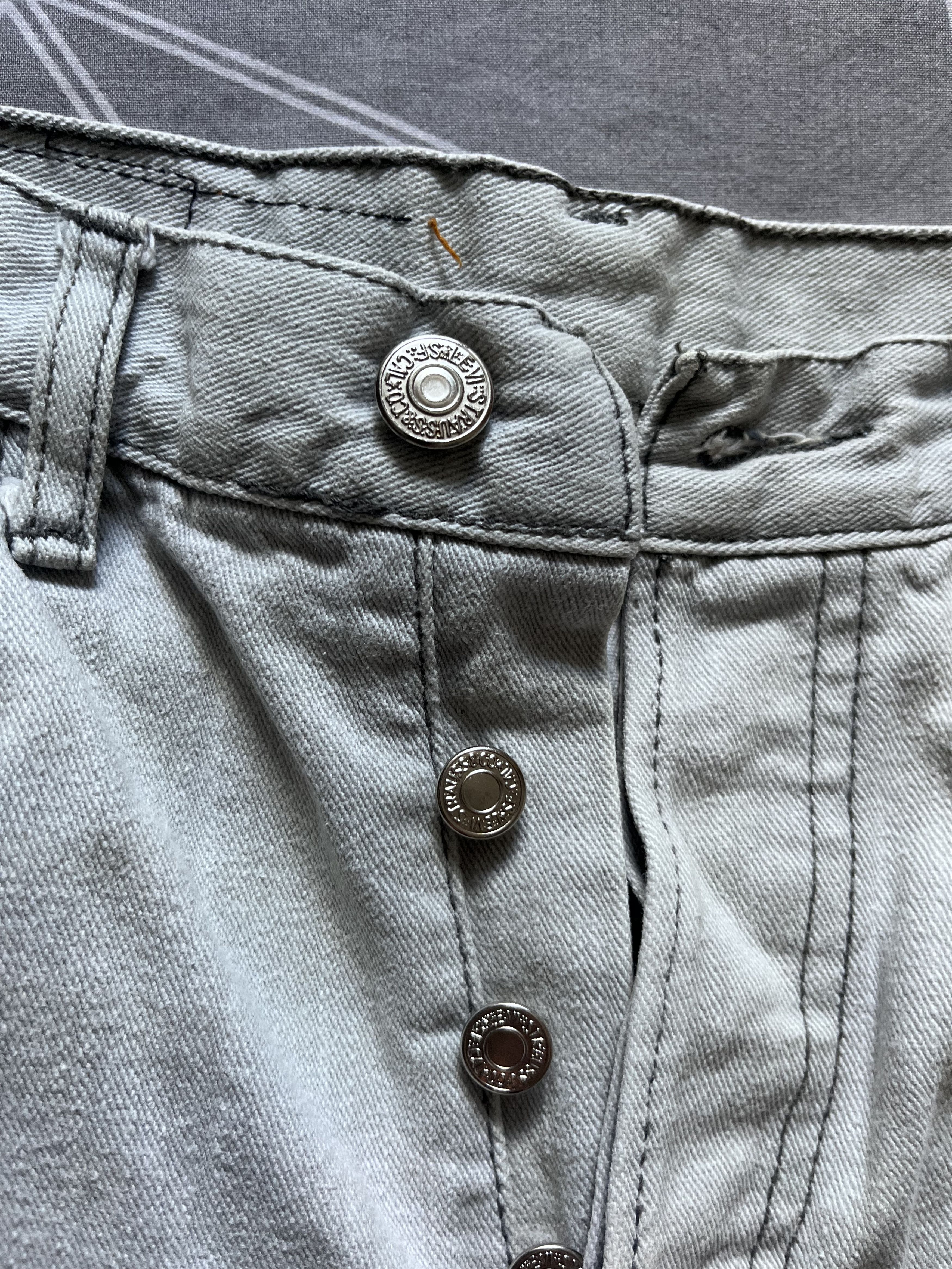 Levi's Levi’s 501XX Men’s Jeans W30 L34 – USA 1995 – Beige Denim Size US 30 / EU 46 - 4 Thumbnail