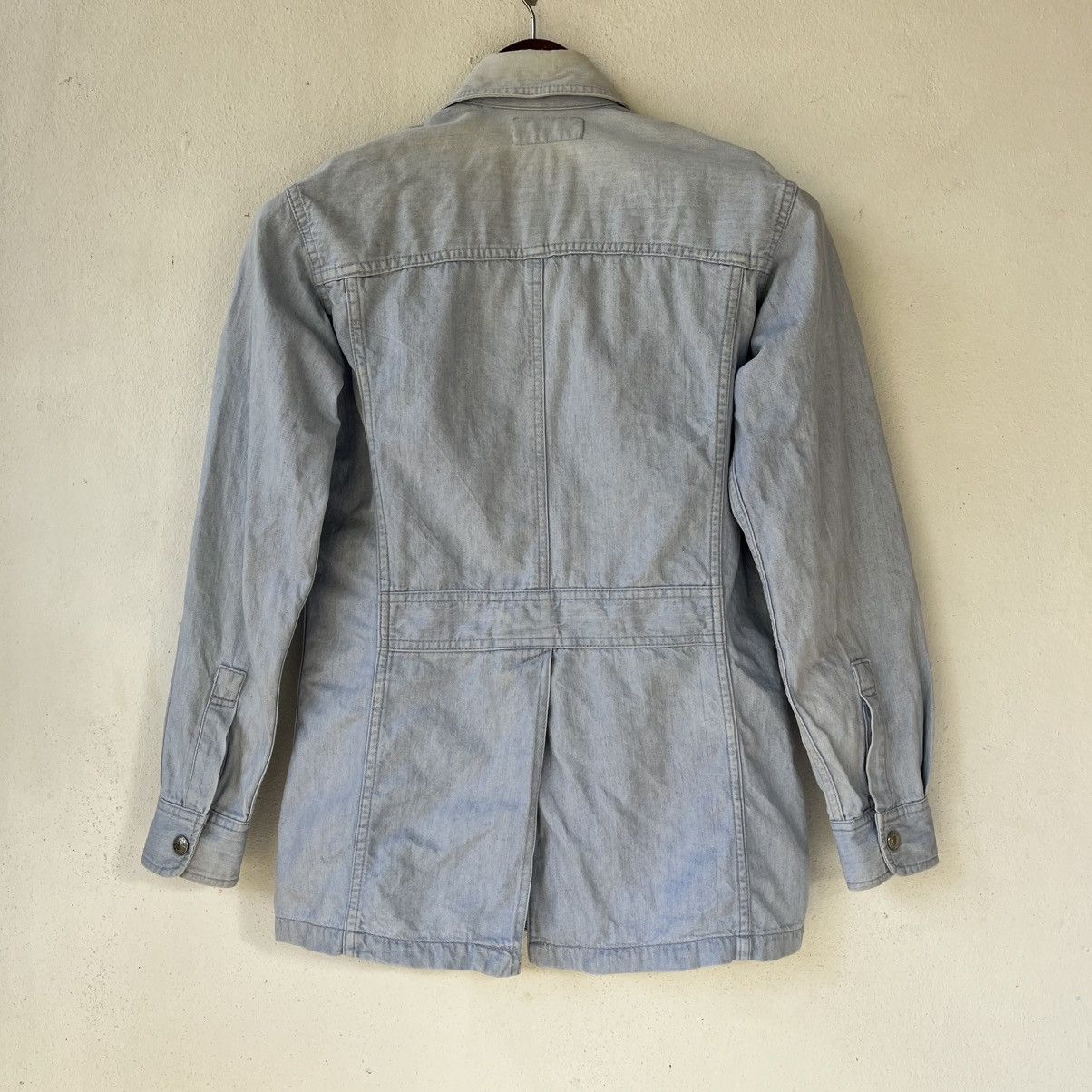 Edwin Vintage Edwin MR 50C Denim Chore Jacket – Made in Japan Size XS / US 0-2 / IT 36-38 - 3 Thumbnail