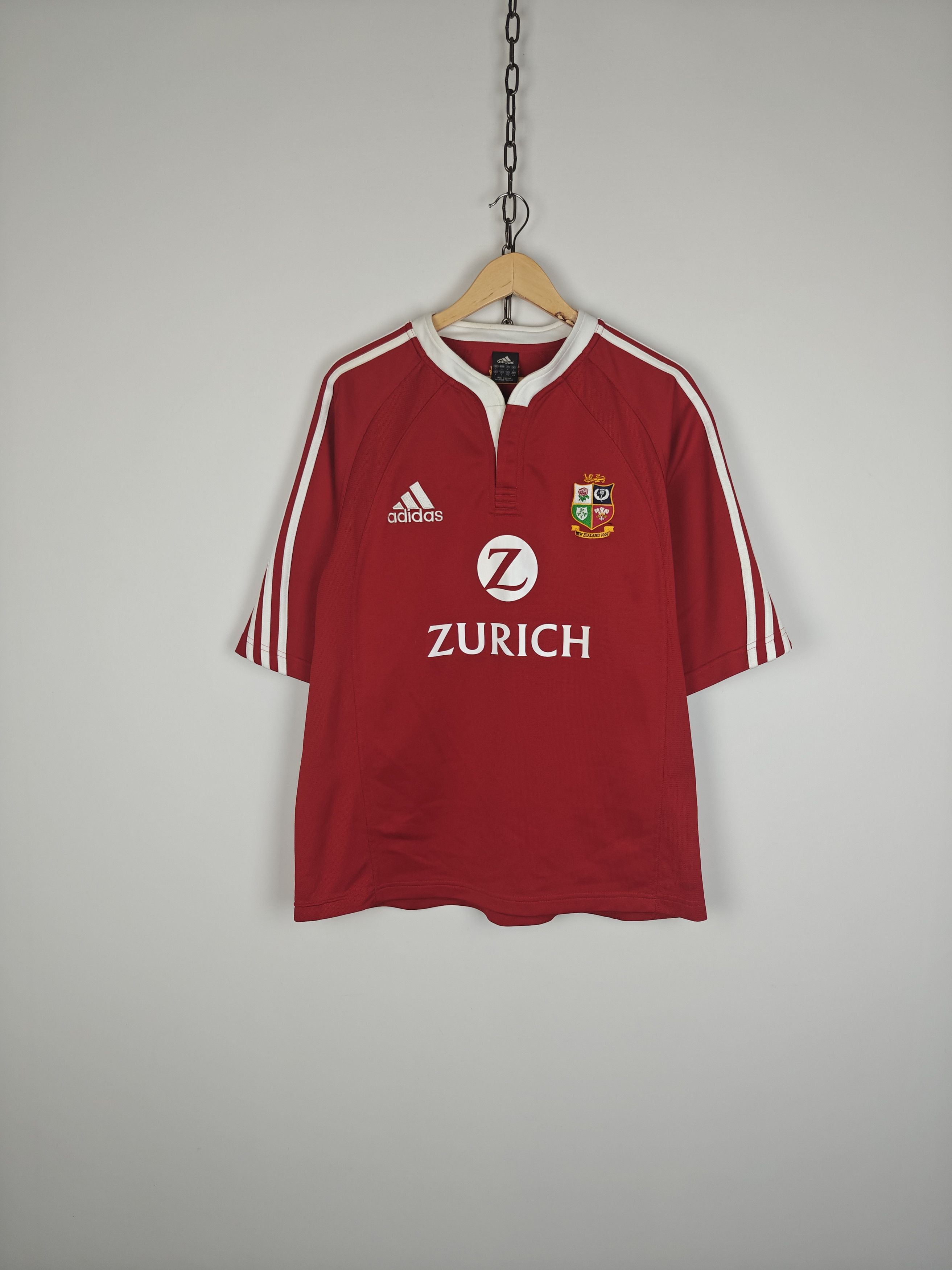 Adidas Adidas Jersey T-Shirt Zurich New Zealand 2005 Red size L Size US L / EU 52-54 / 3 - 1 Thumbnail