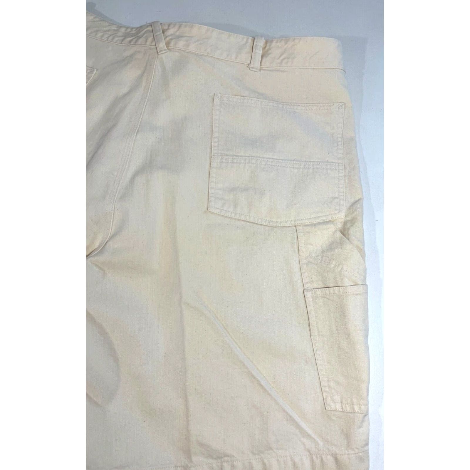 Polo Ralph Lauren VINTAGE Polo Ralph Lauren Men Carpenter Shorts 42 10" Off-White 90s Mens Shorts Carpenter Polo Ralph Lauren Filthy? Size US XL / EU 56 / 4 - 5 Thumbnail
