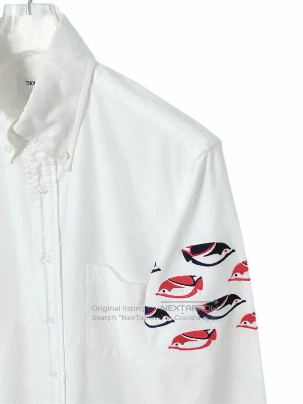 Thom Browne Thom Browne White Cotton Women's Shirt . Size S / US 4 / IT 40 - 4 Thumbnail