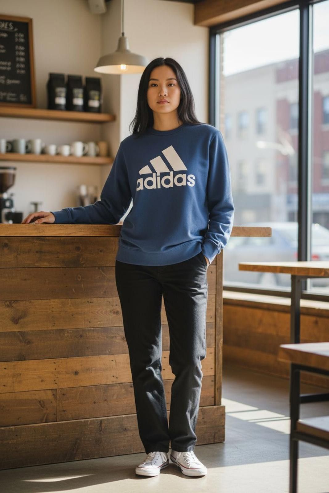 Adidas Adidas Golf Blue Crewneck Sweatshirt Size US M / EU 48-50 / 2 - 2 Thumbnail