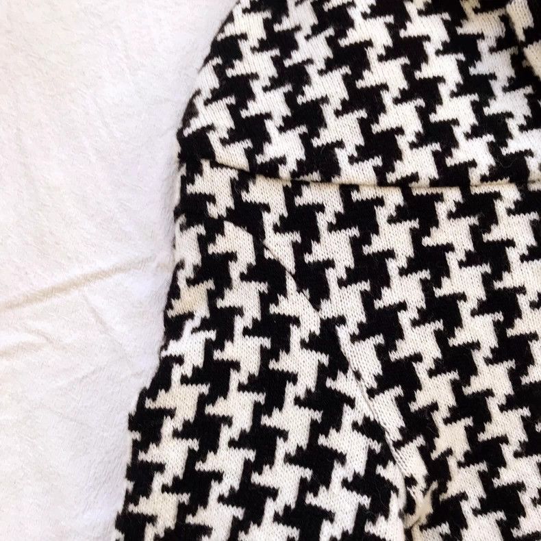 Comme des Garcons Comme Des Garcons Wool turtleneck houndstooth coat Size S / US 4 / IT 40 - 5 Thumbnail