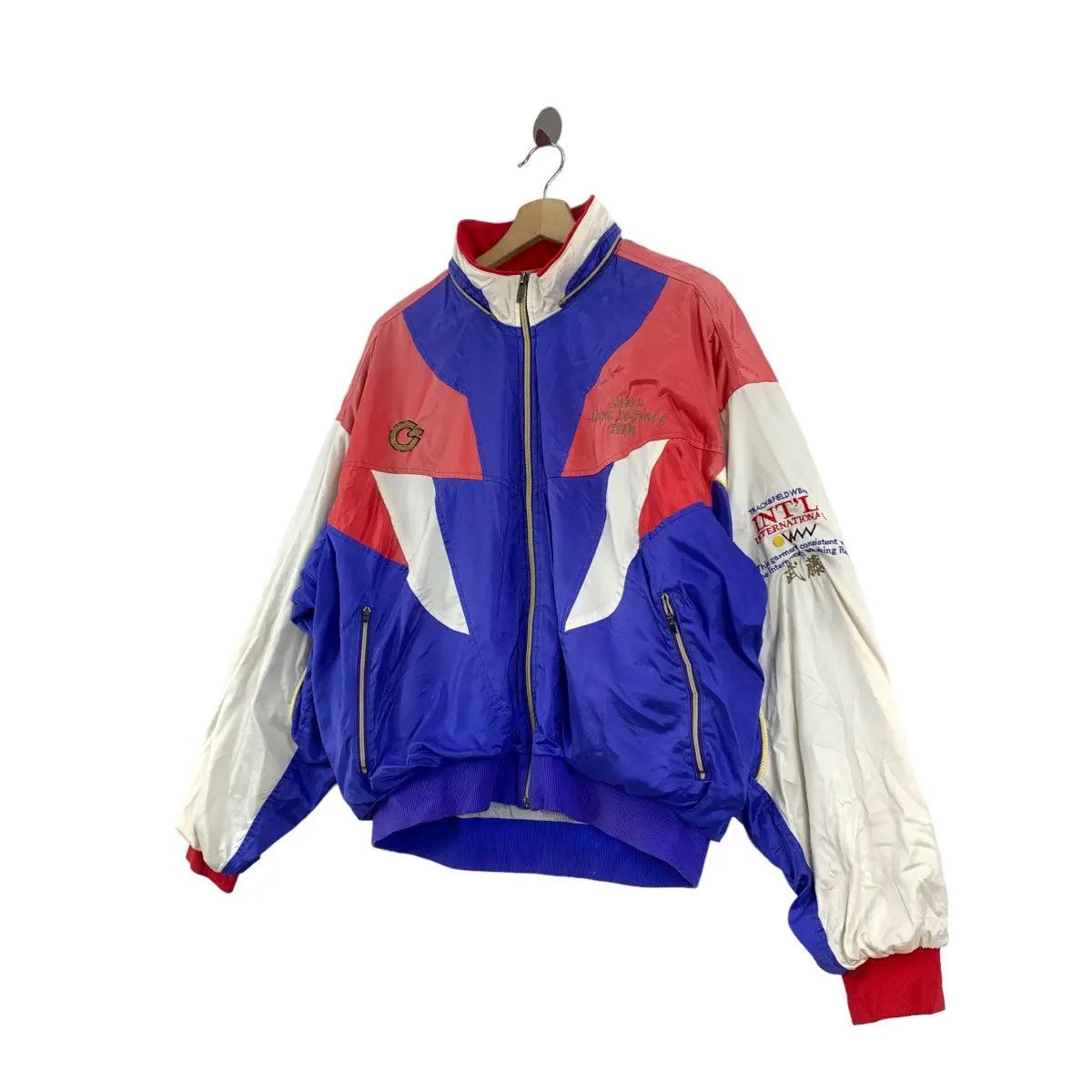 Vintage Vintage 90’ GOLDWIN JASPO JAPAN Long Distance Team Jacket Size XXL / US 16-18 / IT 52-54 - 6 Thumbnail