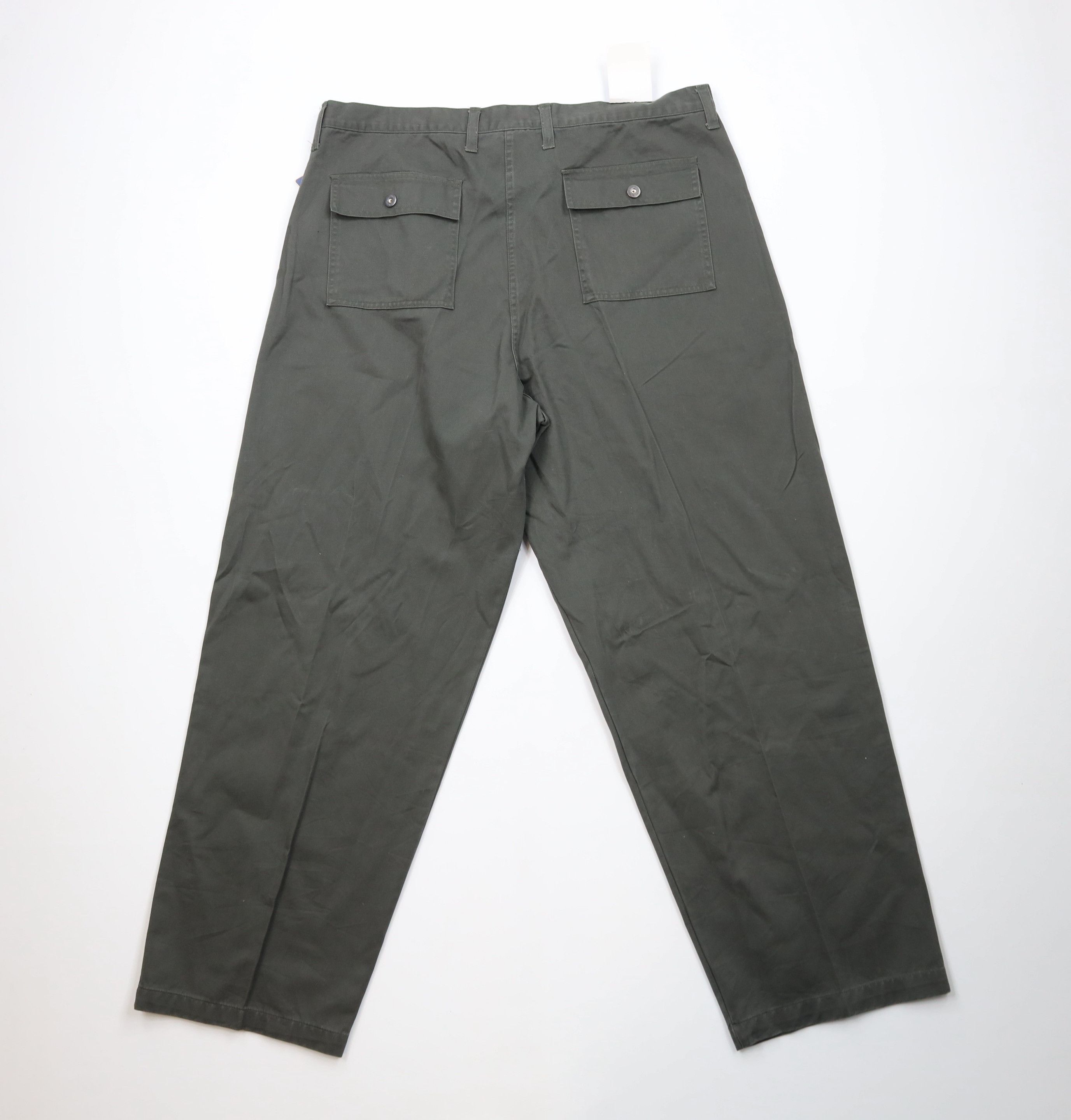 Vintage Deadstock Vintage 90s Y2K Streetwear Wide Leg Cargo Pants Size US 42 / EU 58 - 10 Thumbnail