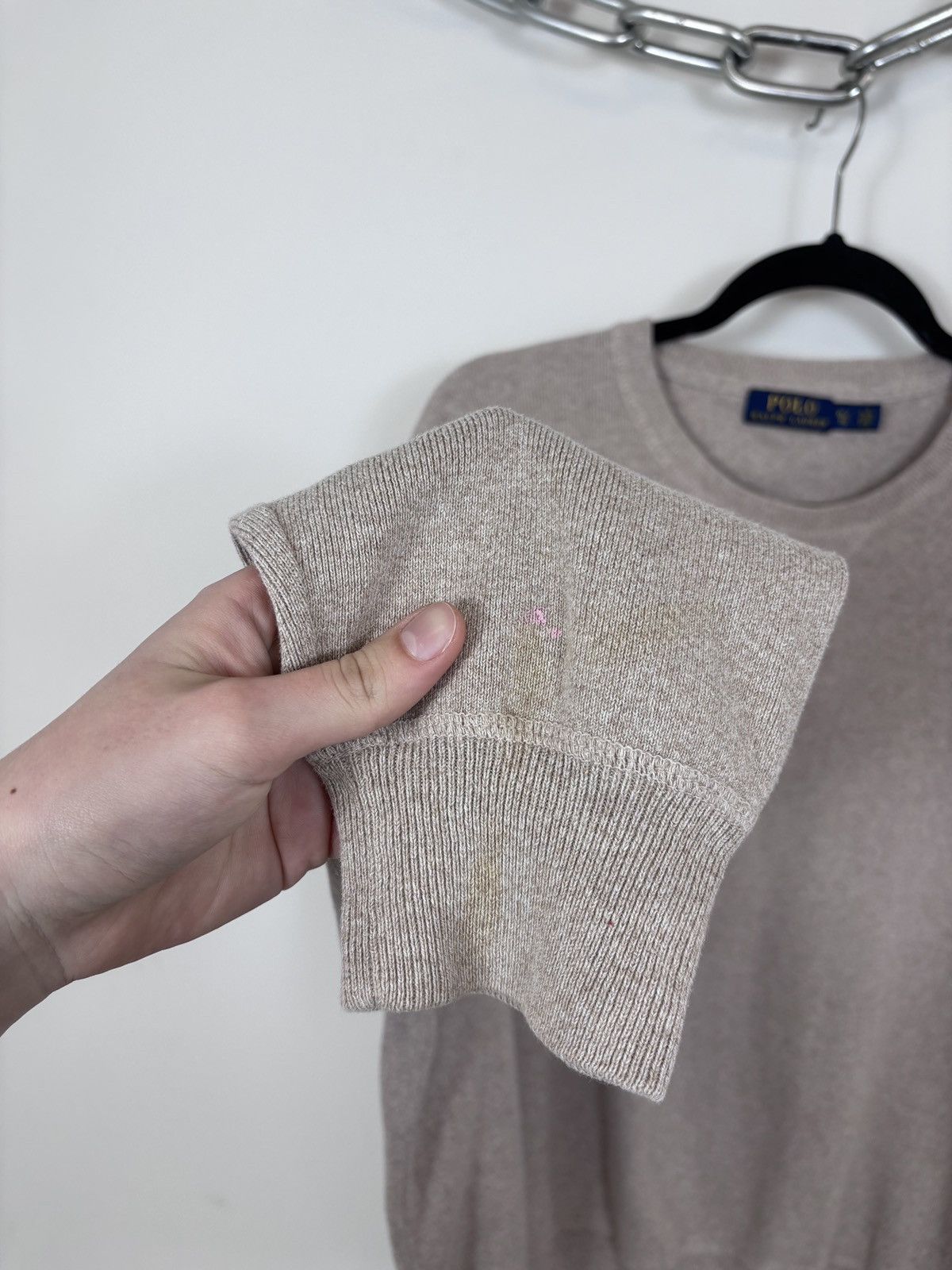 Polo Ralph Lauren Polo Ralph Lauren Men’s Sand Beige Sweater Crewneck Size US XL / EU 56 / 4 - 6 Thumbnail