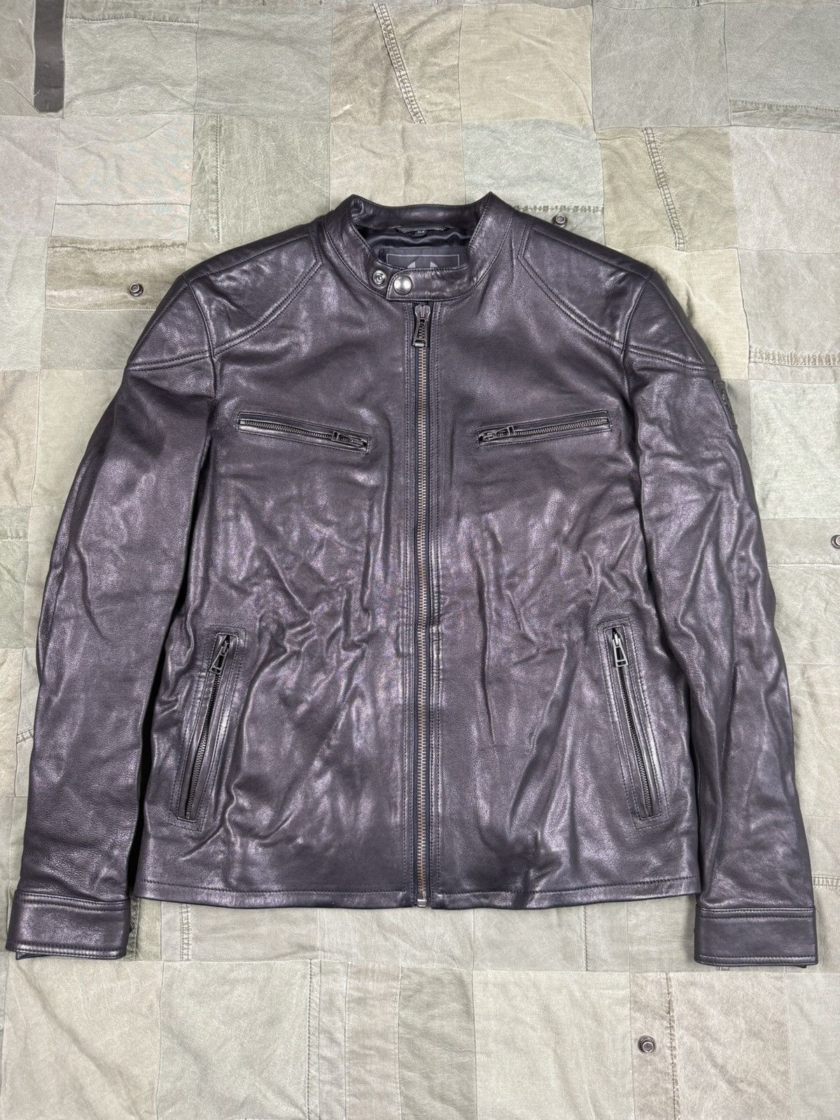 Belstaff Leather Moto Jacket Size US L / EU 52-54 / 3 - 1 Thumbnail