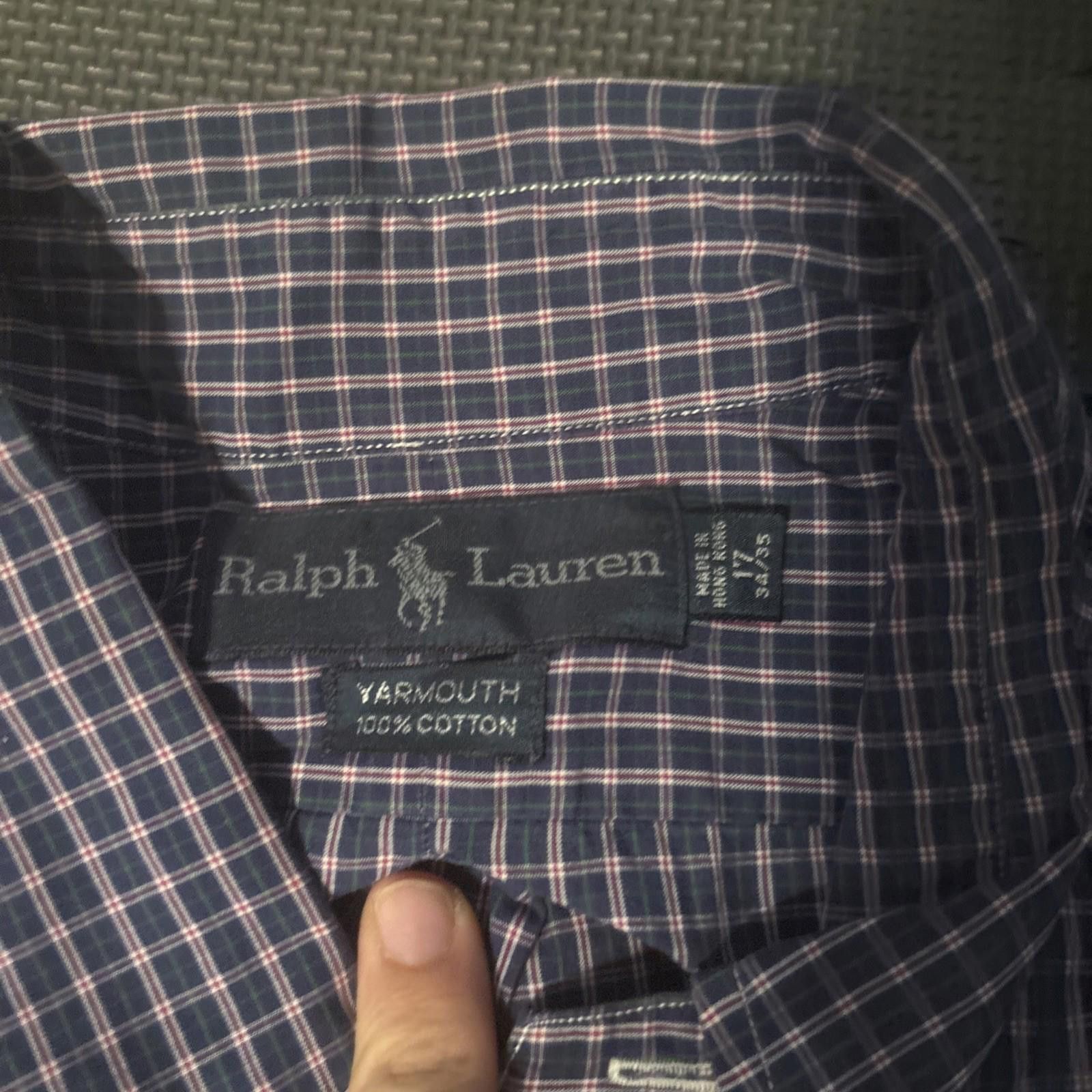 Polo Ralph Lauren Polo Ralph Lauren Yarmouth Purple Plaid Shirt Mens 17 34/35 Size 42R - 2 Thumbnail
