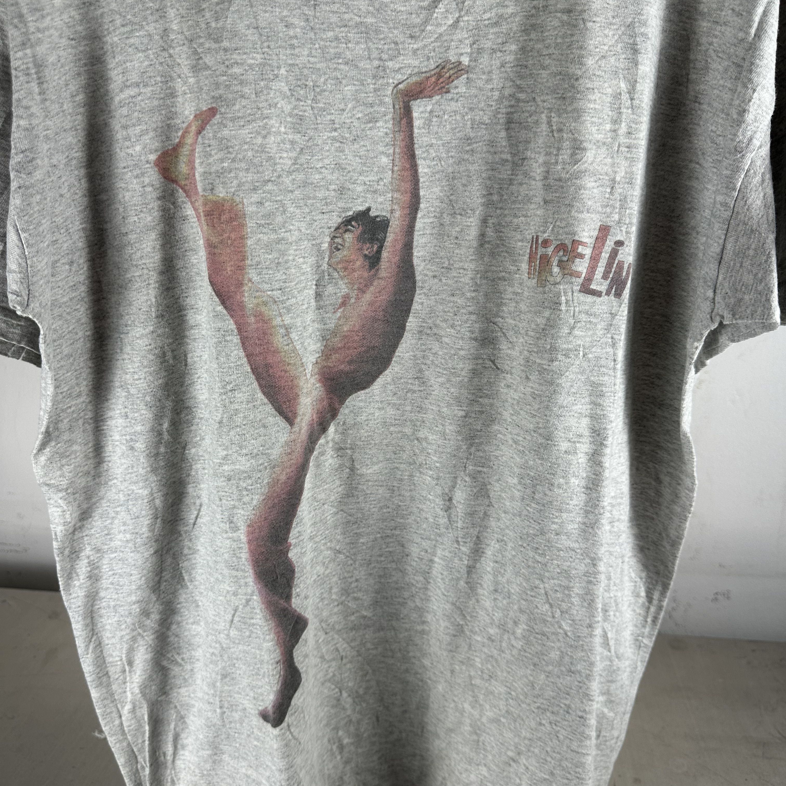 Vintage ​​​​Vintage 90s Hige Lin Paris Dance France Tour T-Shirt Size US XL / EU 56 / 4 - 2 Thumbnail