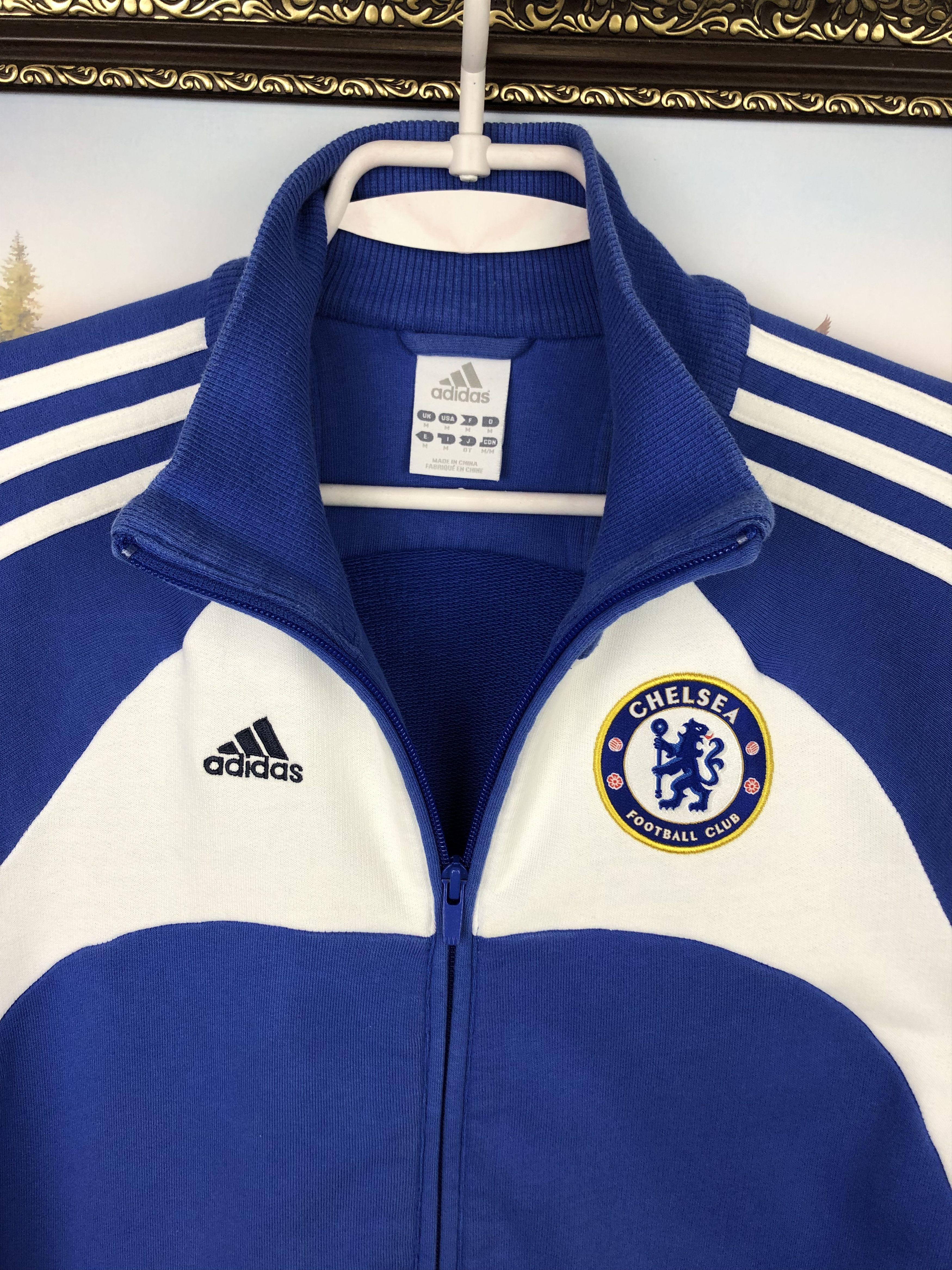 Adidas Vintage Adidas Chelsea Football Jacket Soccer Track Top Mens Size US M / EU 48-50 / 2 - 3 Thumbnail