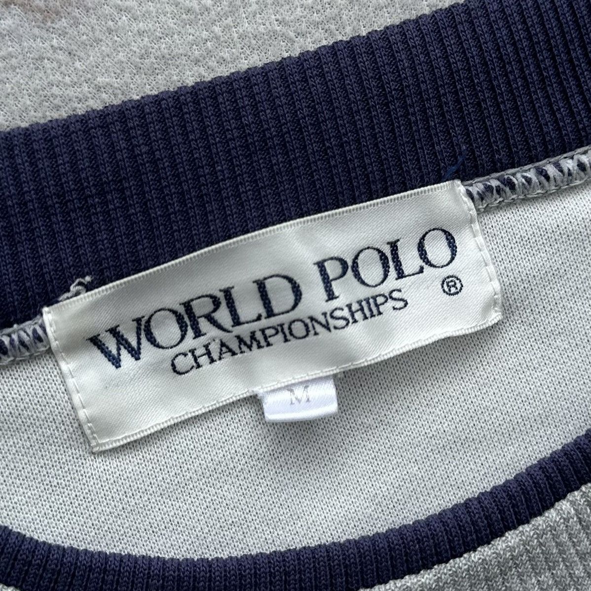 Vintage VINTAGE WORLD POLO CHAMPIONSHIPS EMBROIDERY LOGO SWEATSHIRT Size US M / EU 48-50 / 2 - 11 Thumbnail