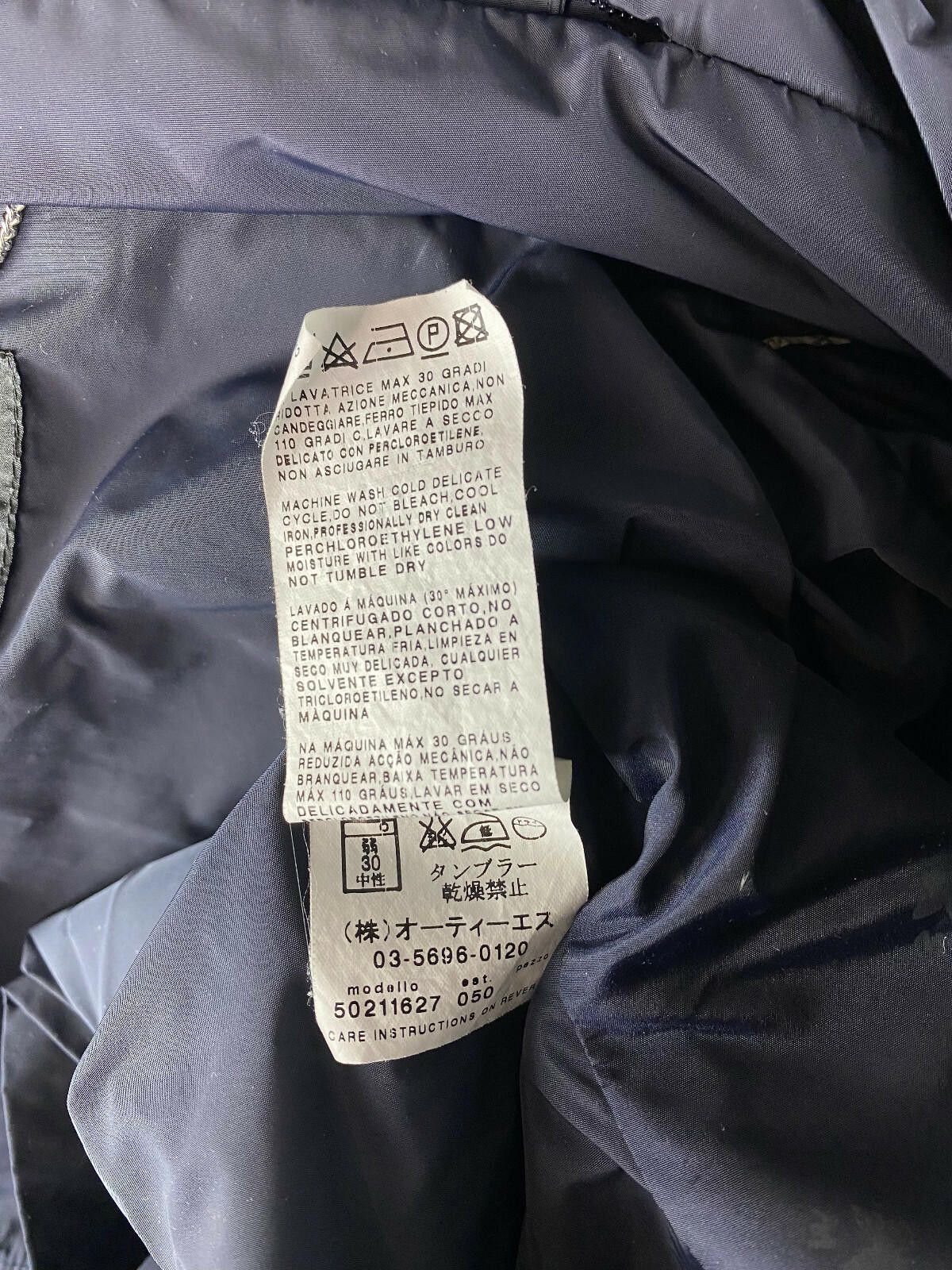Designer Weekend Max Mara Navy Coat L US 12-14 UK 16-18 EU 44-46 Size XL / US 12-14 / IT 48-50 - 11 Thumbnail