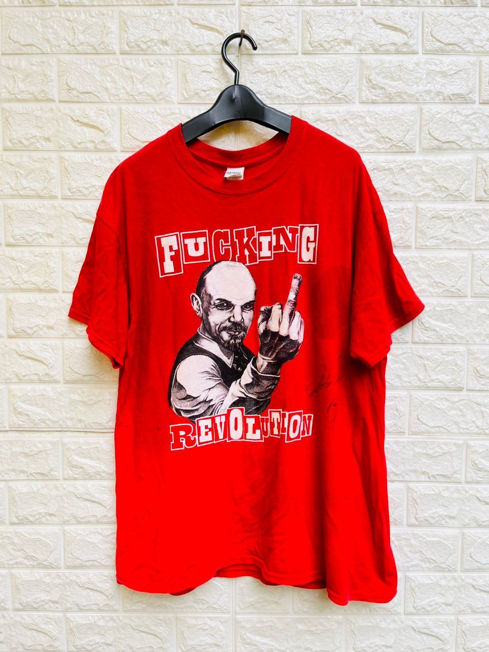 Japanese Brand × Vintage Vintage Fxking Revolution With Sign Designer Fashion Style Size US L / EU 52-54 / 3 - 1 Thumbnail