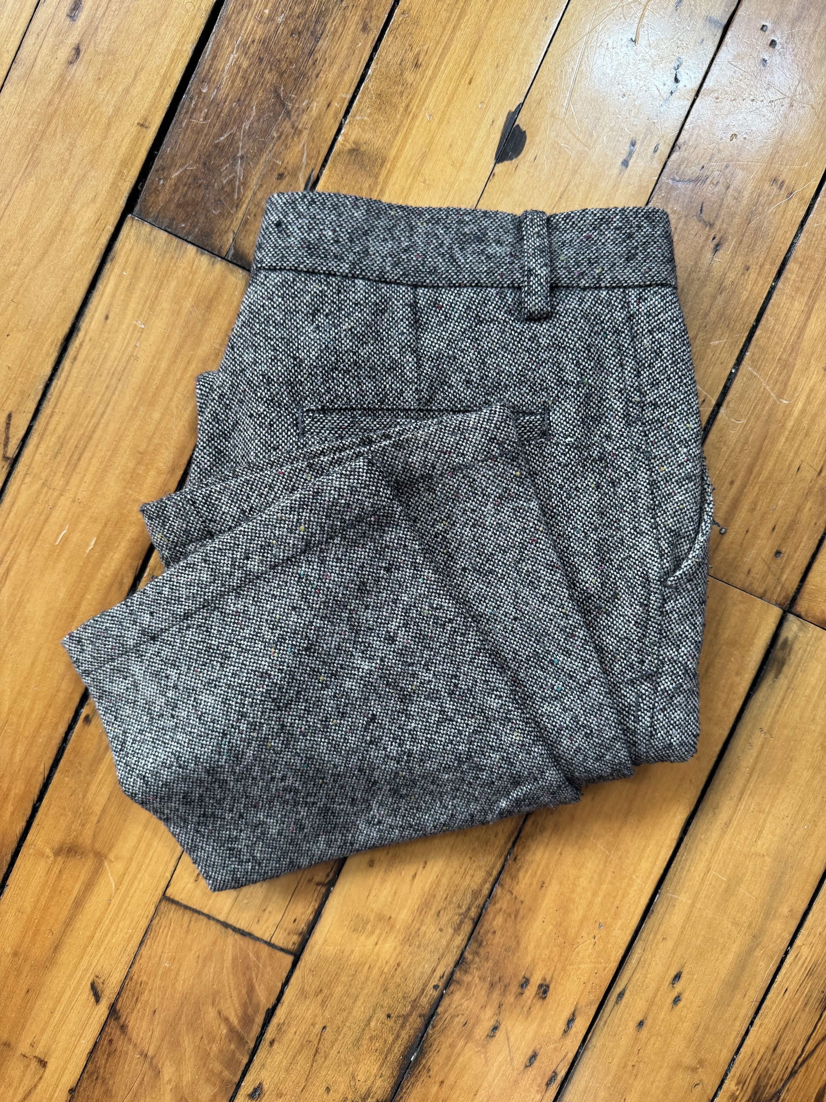 8.15 August Fifteenth Speckled Wool Trousers Size US 30 / EU 46 - 1 Thumbnail