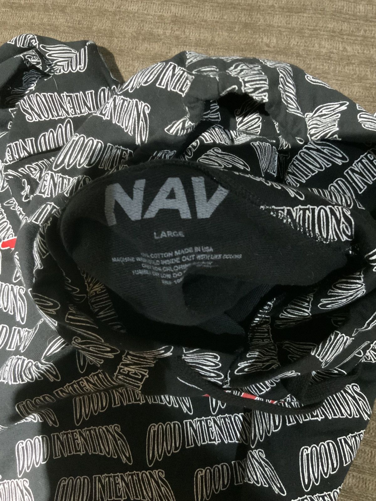 Vlone VLONE GOOD INTENTION HOODIE Size US L / EU 52-54 / 3 - 3 Thumbnail