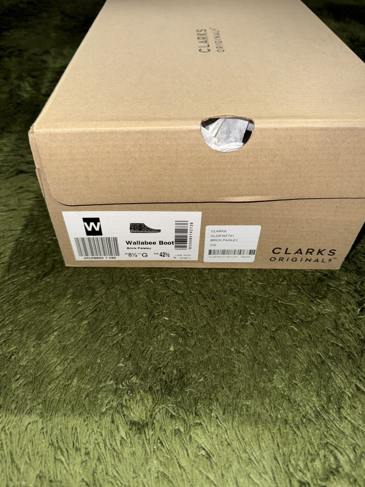 Clarks [UK 8.5] Clarks Wallabee Boot Paisley Bricks Size US 9 / EU 42 - 8 Thumbnail