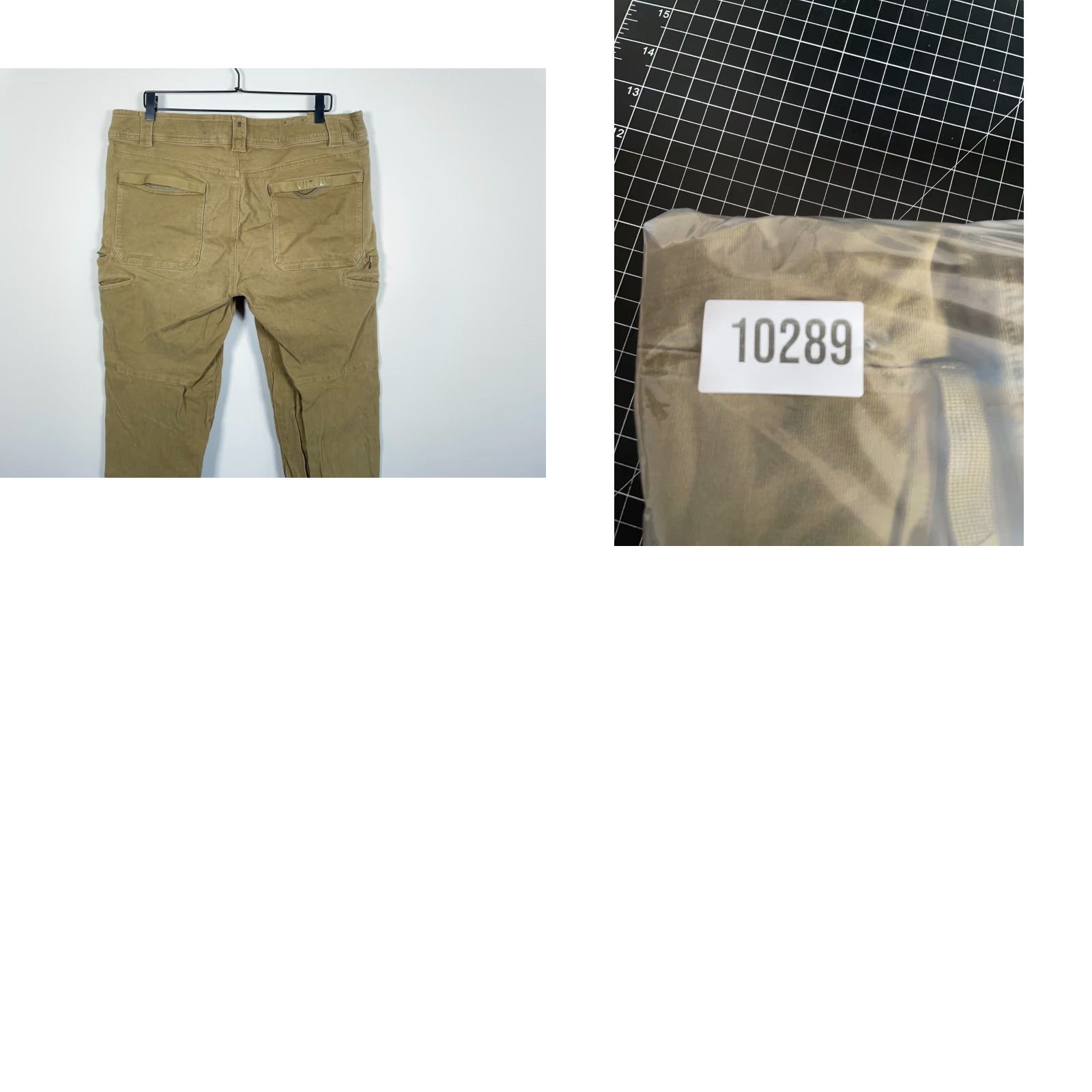 Vintage VIKTOS Contractor AF Pants Men's 38 x 32 Green Chino Workwear Pockets Stretch Flat Front Zip Fly Mid Rise Regular Inseam 30" Size US 38 / EU 54 - 10 Thumbnail