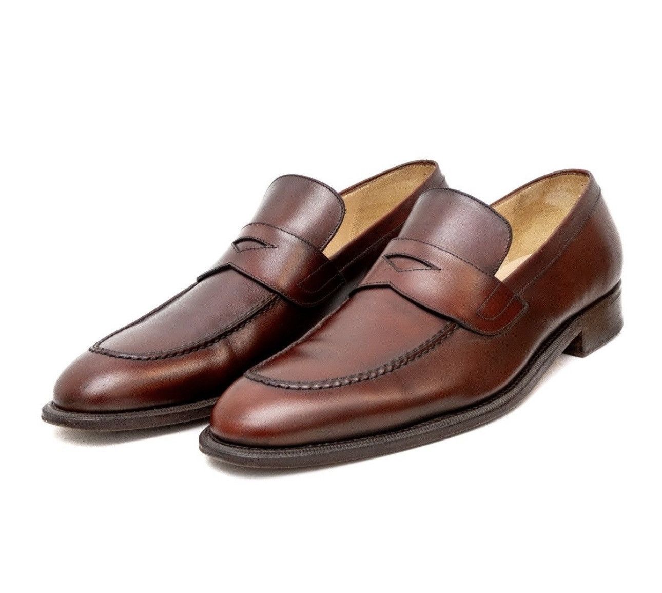 Salvatore Ferragamo Salvatore Ferragamo Penny Loafers Men Size 11D Brown Slip On Size US 11 / EU 44 - 5 Thumbnail