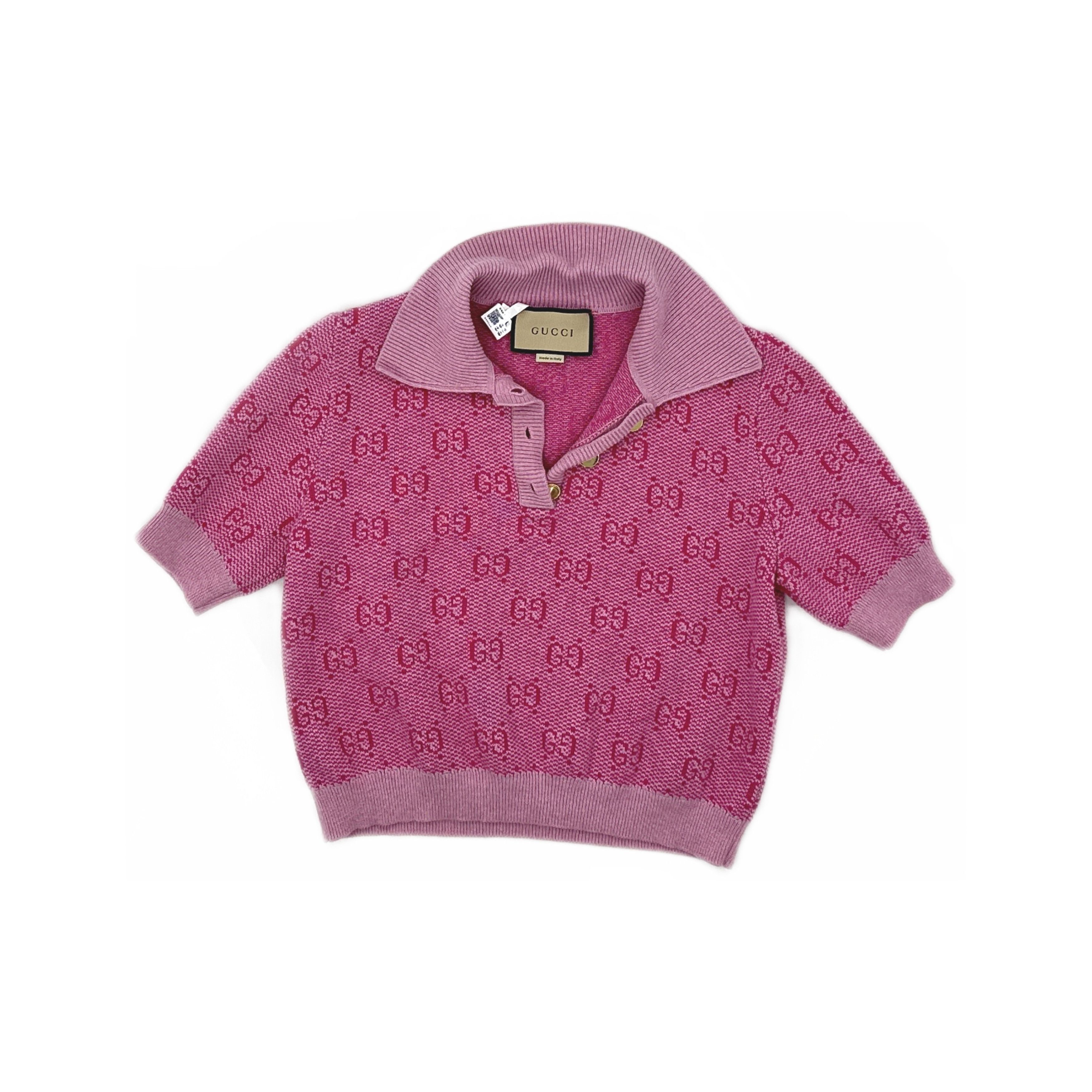 Gucci Gucci Logo Knit Polo Size M Size M / US 6-8 / IT 42-44 - 1 Thumbnail