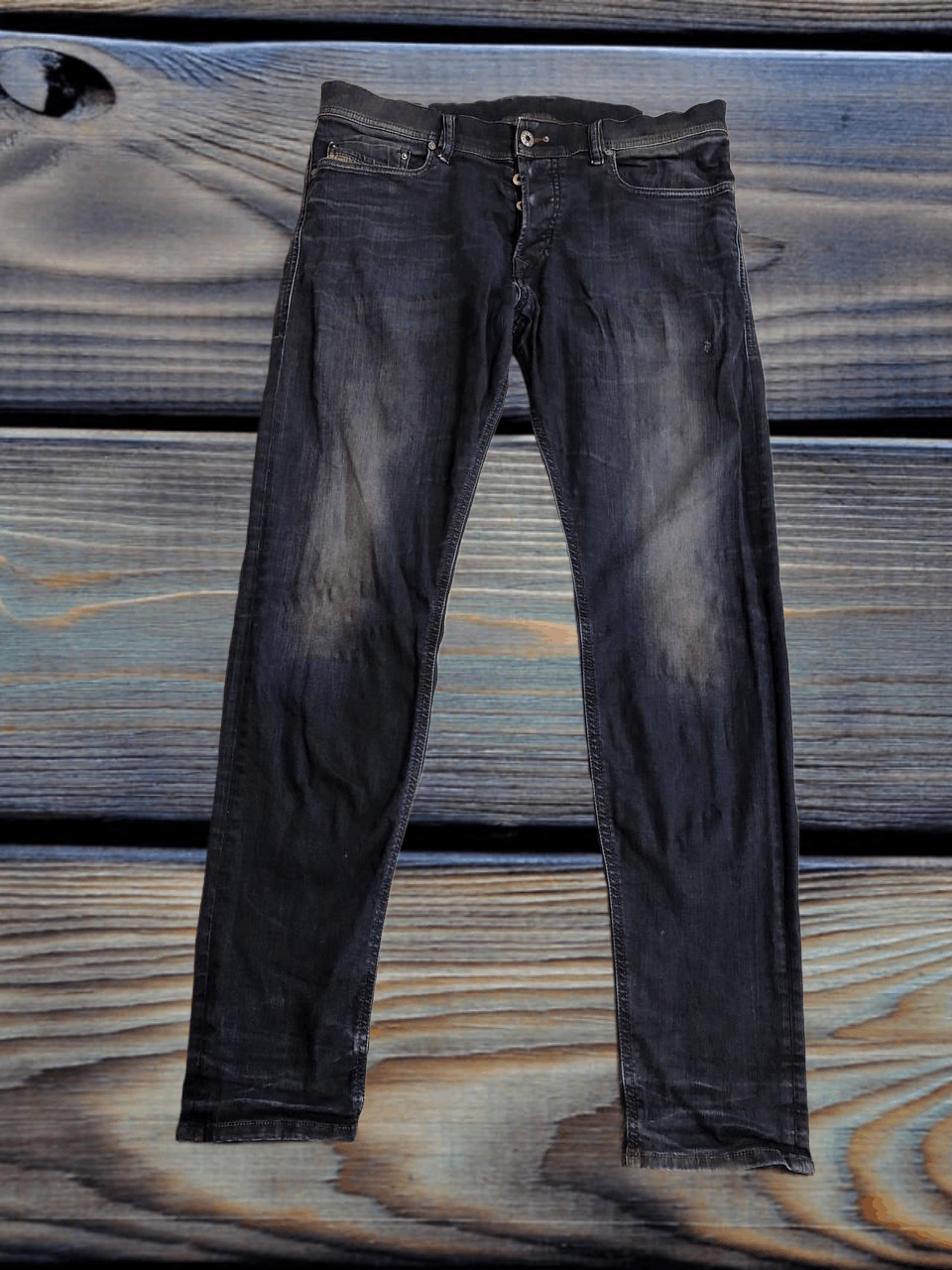 Diesel Diesel Mens Tepphar Jeans Slim Carrot Dark Blue Wash Size US 32 / EU 48 - 1 Thumbnail