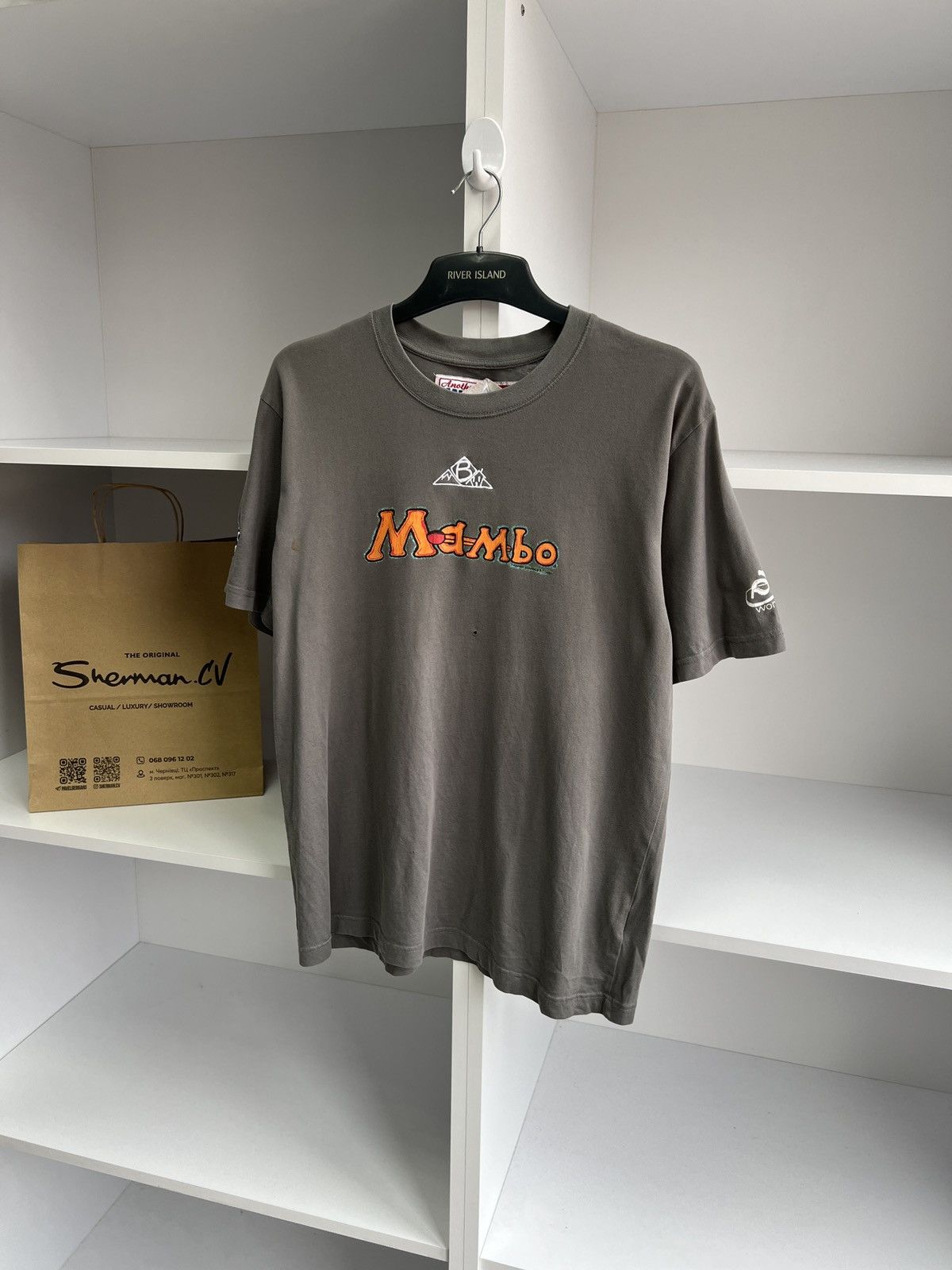 Mambo × Vintage Vintage Mambo Big Print Logo Streetwear Tee Size US M / EU 48-50 / 2 - 4 Thumbnail