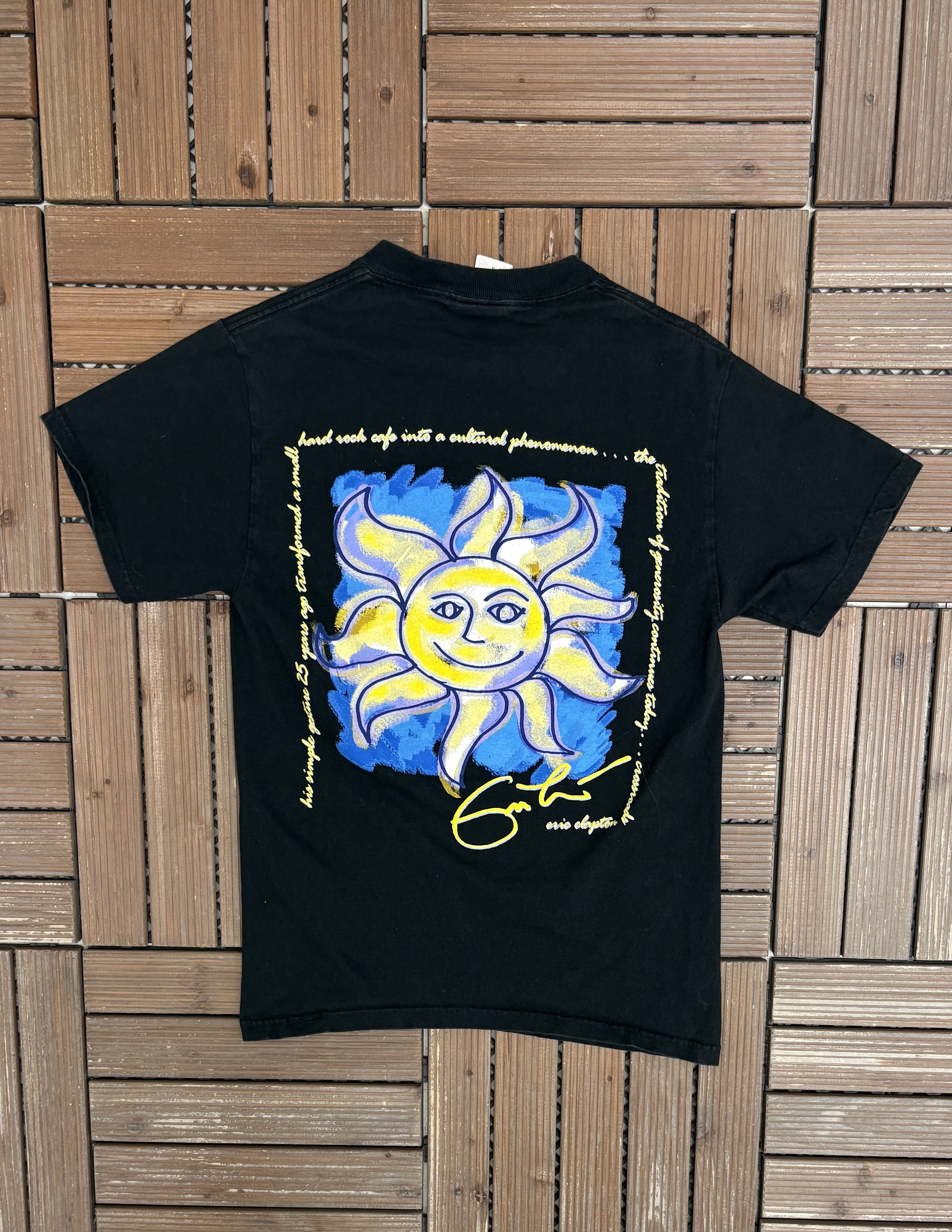 Vintage Hard Rock Cafe Eric Clapton Vintage Black T-Shirt Tee Size US S / EU 44-46 / 1 - 1 Thumbnail