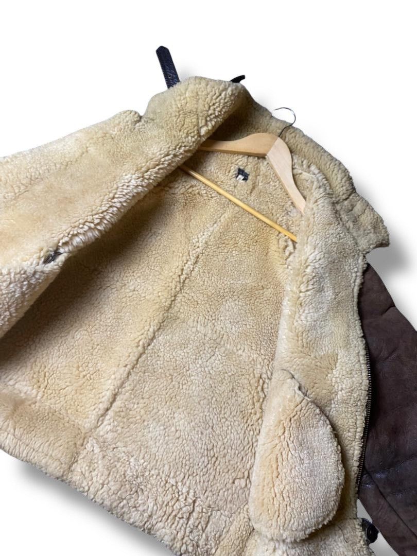 Japanese Brand Vintage B-3 Shearling Leather Jacket (146) Size US M / EU 48-50 / 2 - 7 Thumbnail