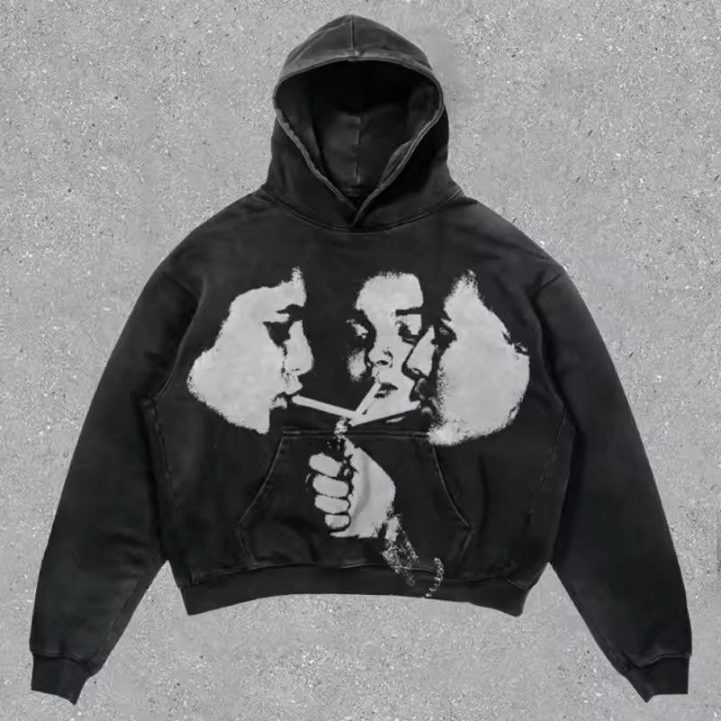 Other Y2K Vintage Graphic Print Long Sleeves Hoodies Size US M / EU 48-50 / 2 - 3 Thumbnail