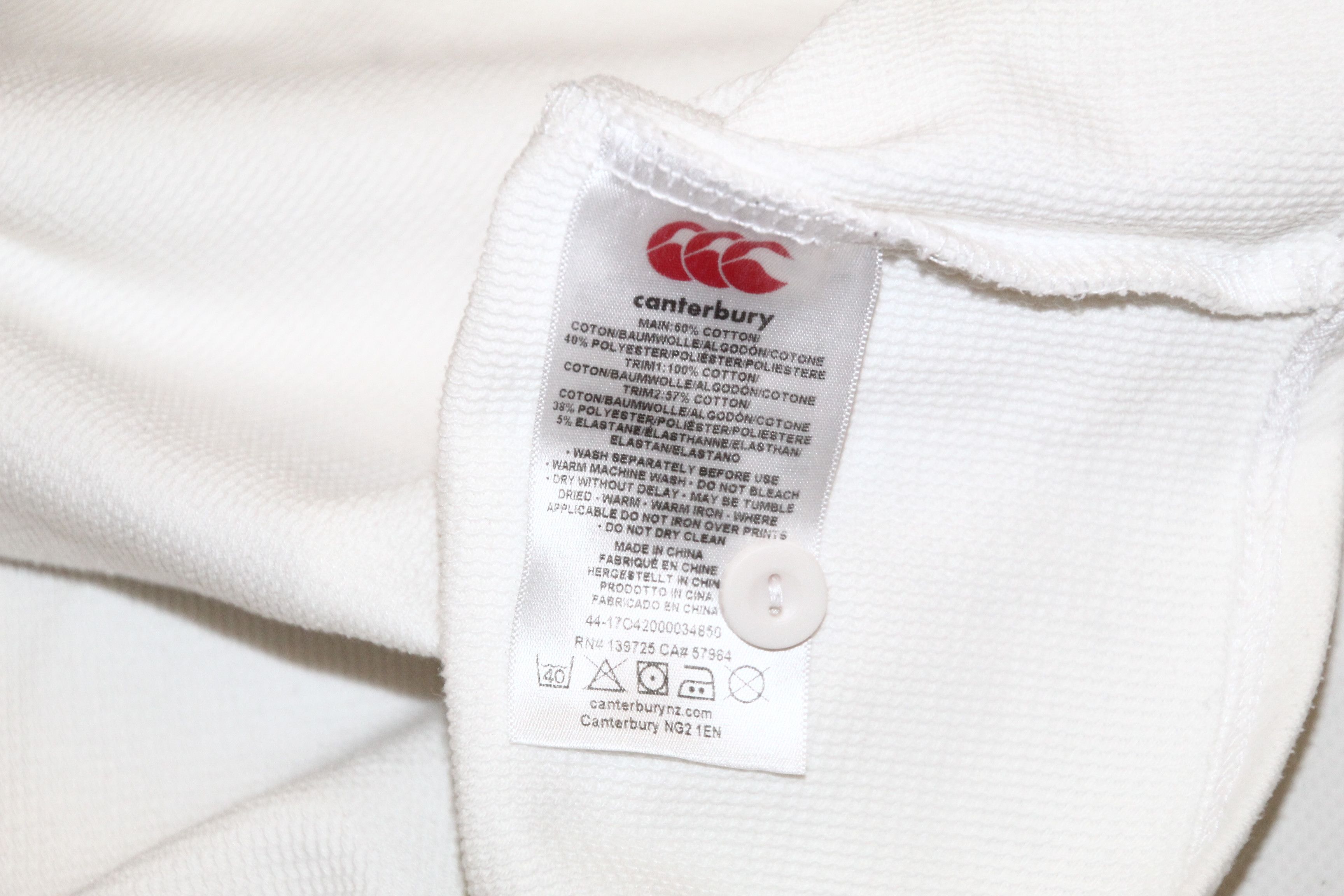 Canterbury of New Zealand Canterbury Rugby World Cup Japan '19 England team polo shirt Size US XL / EU 56 / 4 - 8 Thumbnail