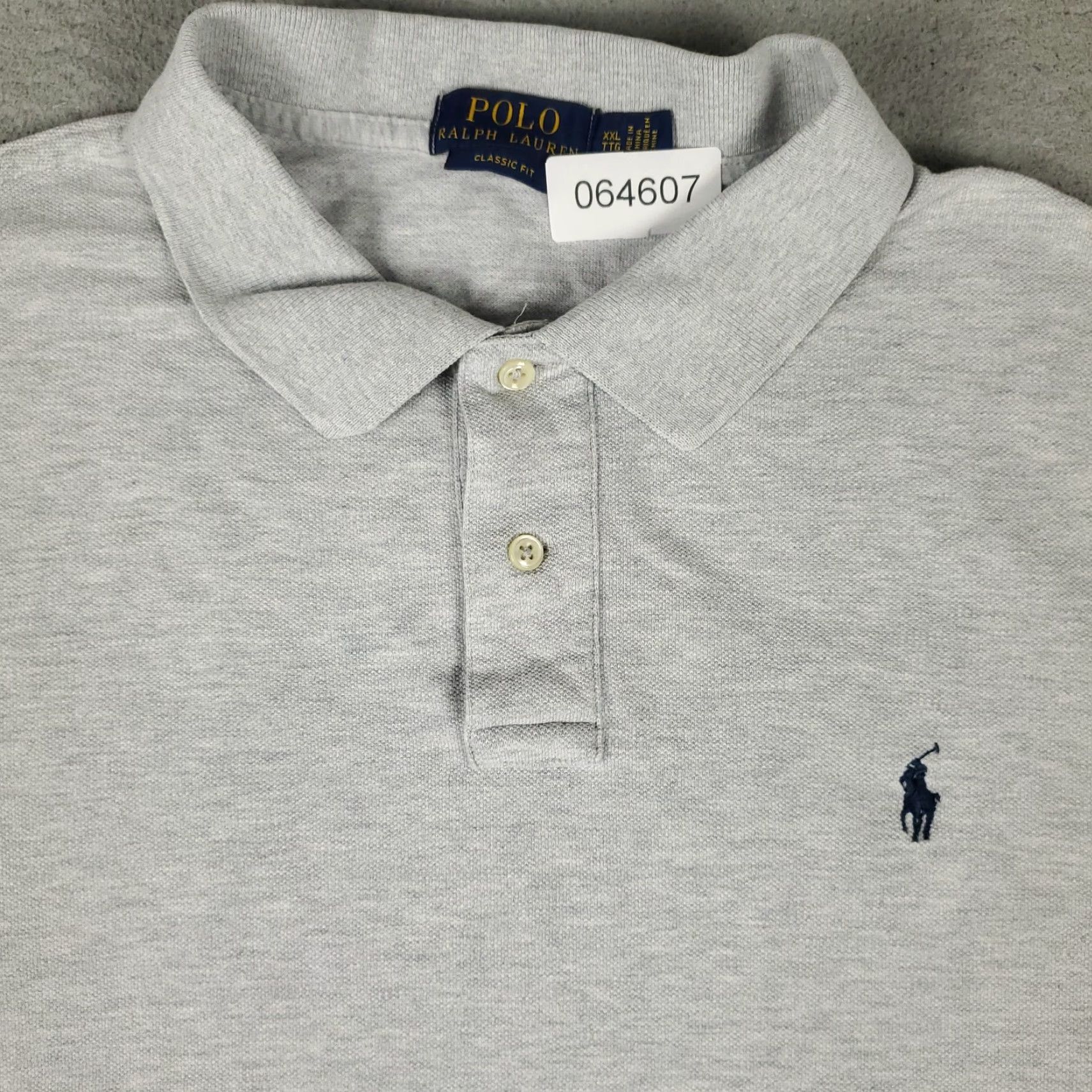 Ralph Lauren Ralph Lauren Polo Shirt Mens 2XL Gray Classic Fit Short Sleeve Solid Color Polo Casual Shirt Mens 2XL Gray Polo Shirt - 2XL Mens Polo Size US XXL / EU 58 / 5 - 3 Thumbnail