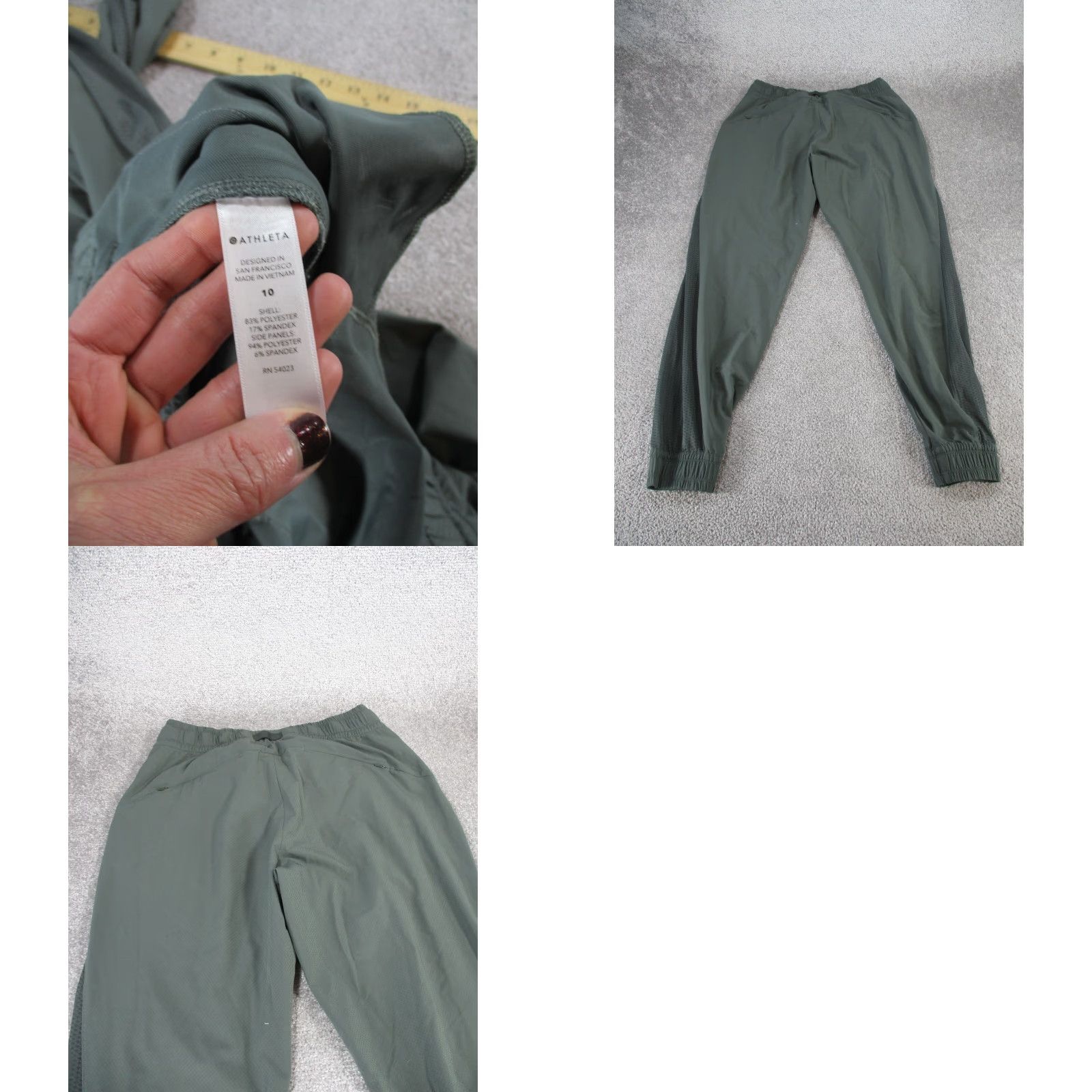 Athleta Athleta Quest Jogger Womens 10 Green Belted Hiking Running Size 32" / US 10 / IT 46 - 8 Thumbnail